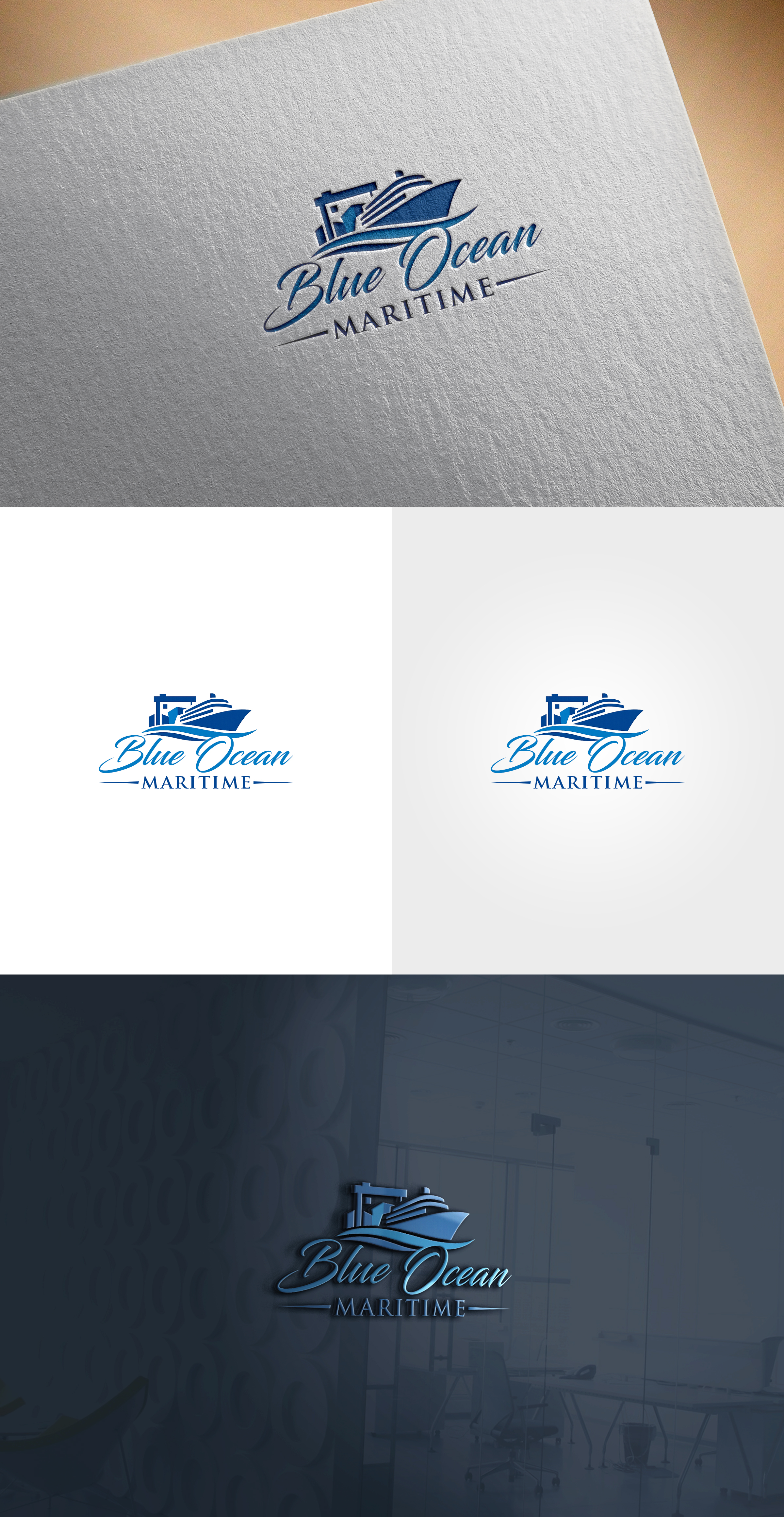 Design de Logo par Rahmina pour Blue Ocean Maritime Consulting Ltd | Design #36943722