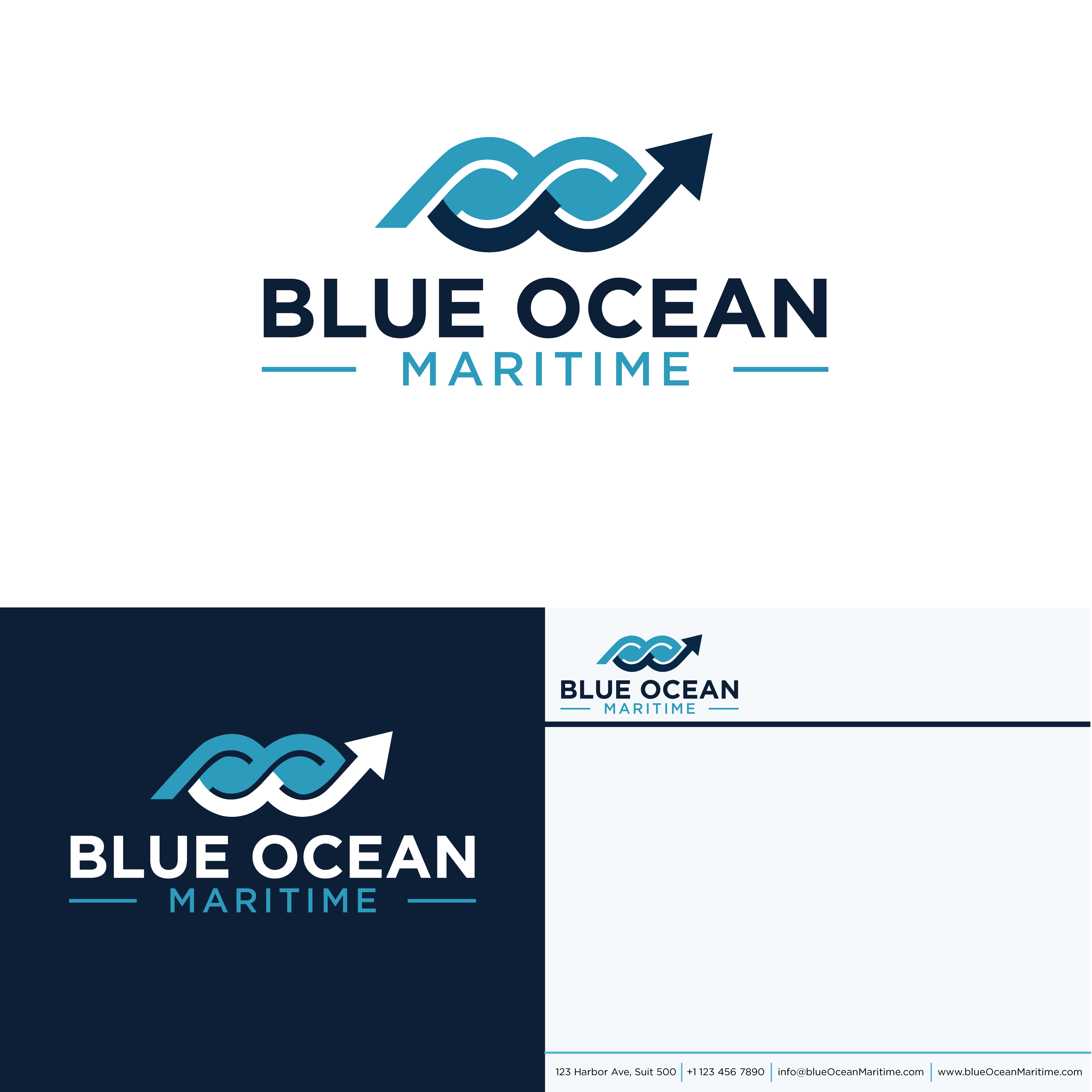 Logo Design by Casey Kelechi for Blue Ocean Maritime Consulting Ltd | Design #36943127