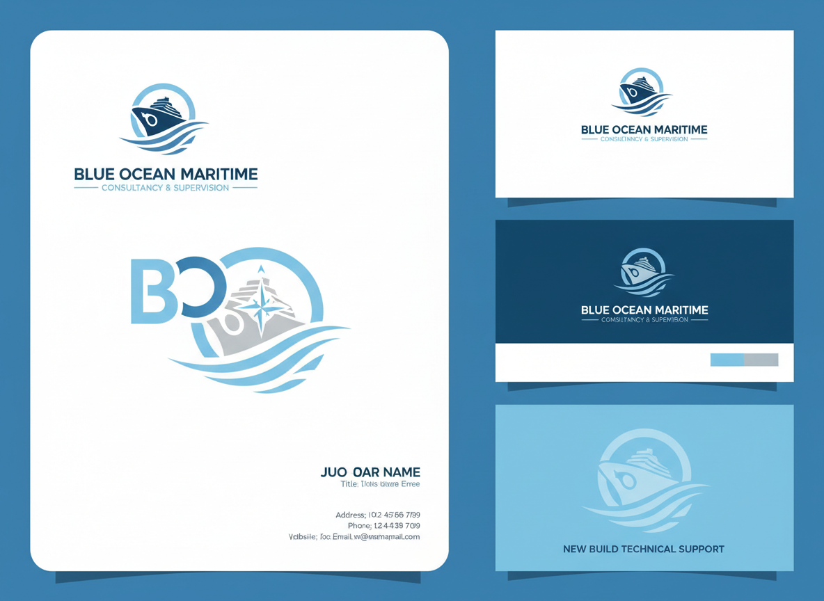 Logo Design by hossain32 for Blue Ocean Maritime Consulting Ltd | Design #36950905