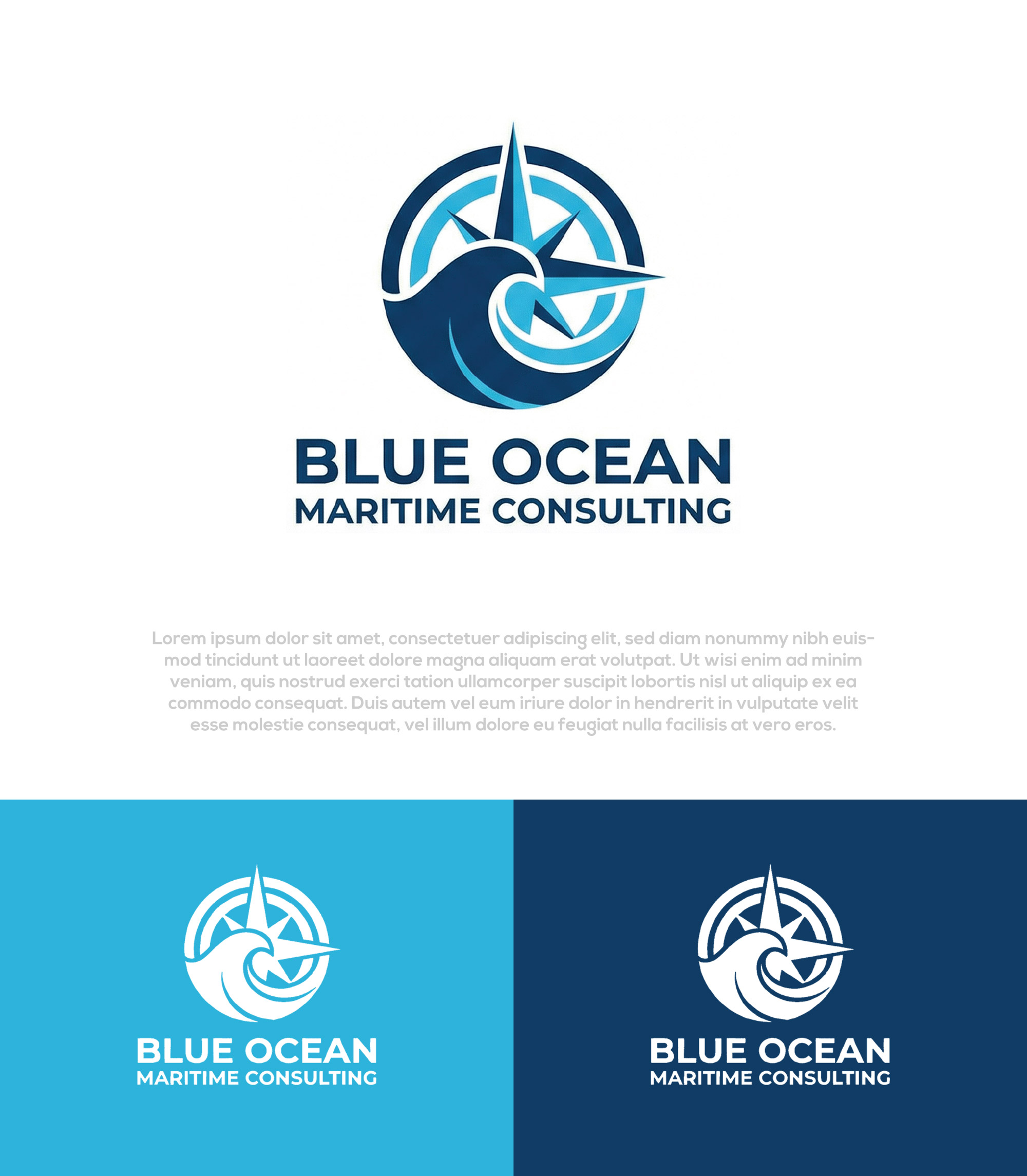 Design de Logo par Pilot_DesignR™ pour Blue Ocean Maritime Consulting Ltd | Design #36946955