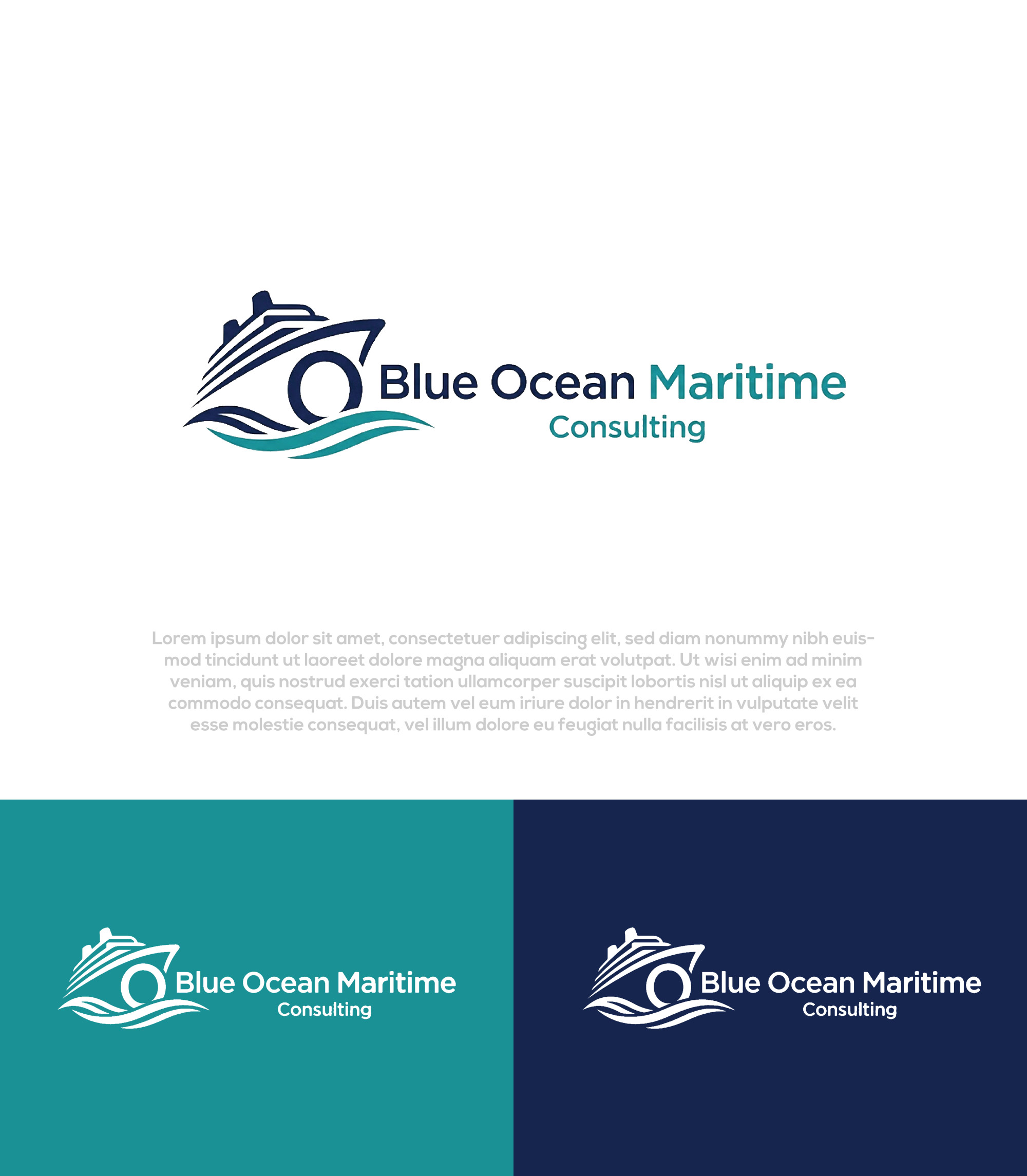 Design de Logo par Pilot_DesignR™ pour Blue Ocean Maritime Consulting Ltd | Design #36946960