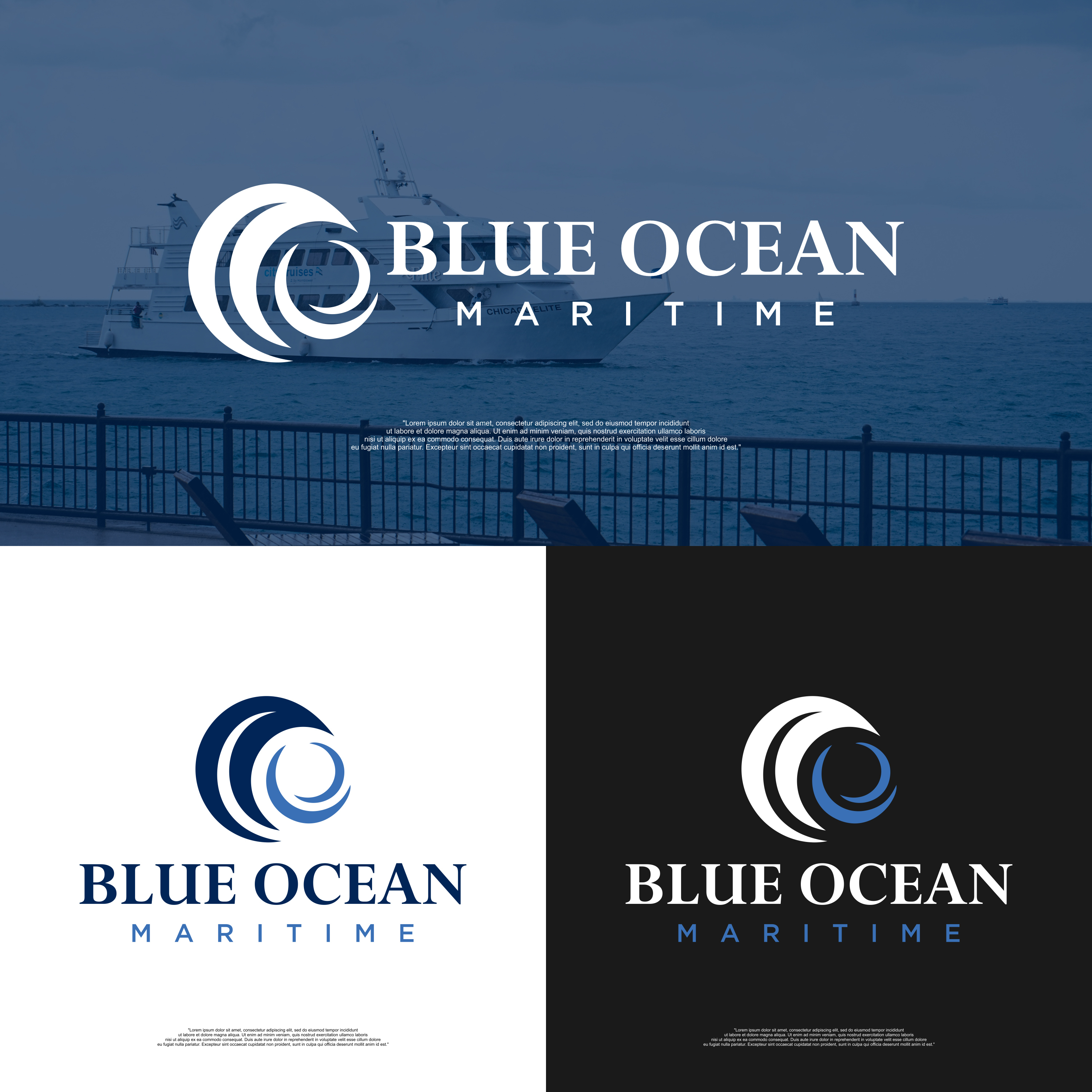 Logo Design by arillingga for Blue Ocean Maritime Consulting Ltd | Design #36945586
