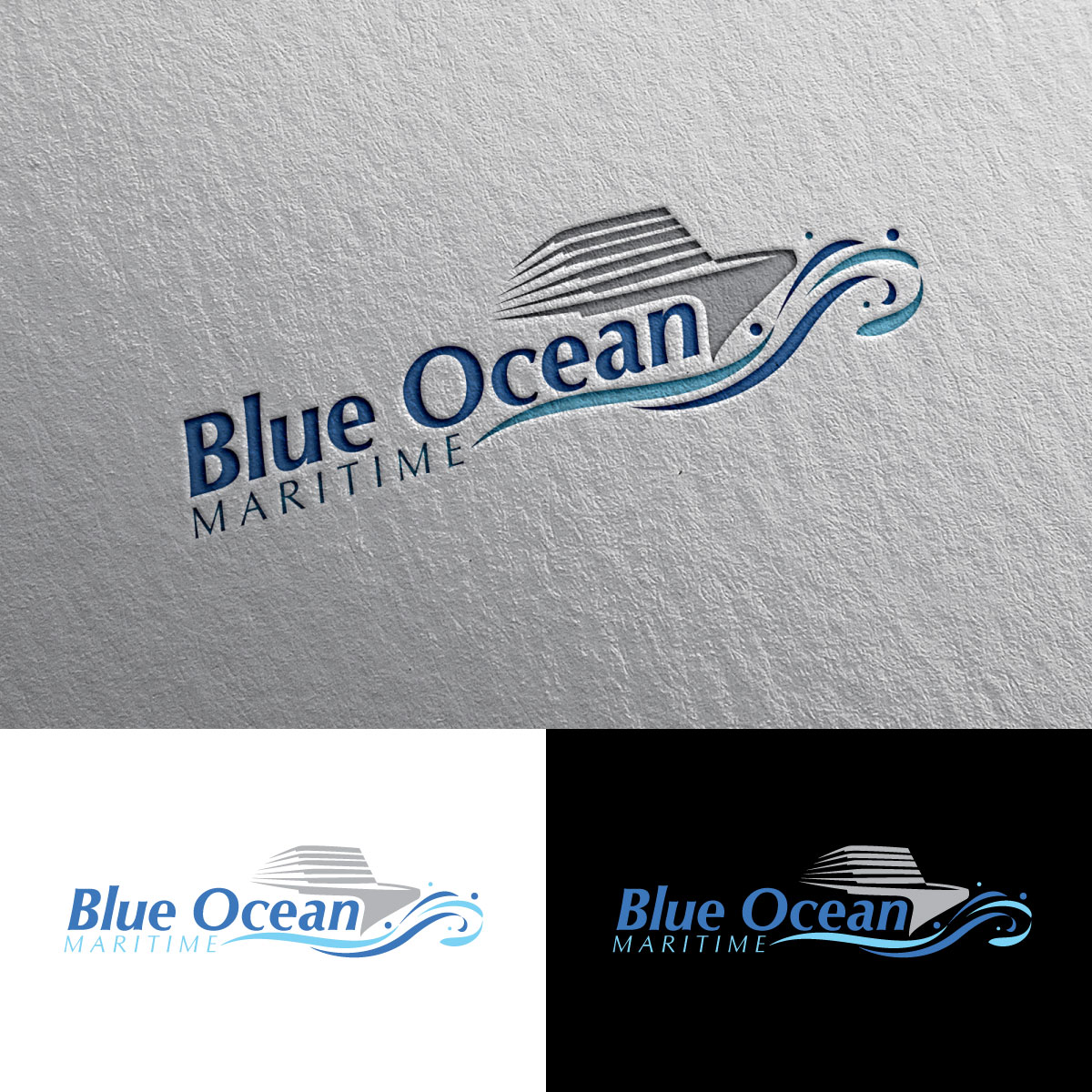 Logo Design by Alex Henry for Blue Ocean Maritime Consulting Ltd | Design #36942636