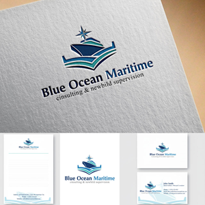 Logo Design by bute for Blue Ocean Maritime Consulting Ltd | Design: #36949954