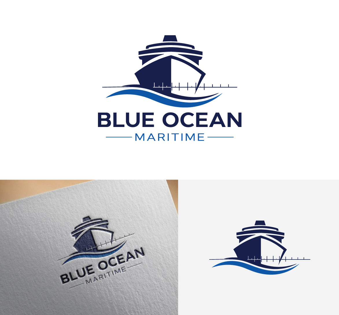 Logo Design by hajera for Blue Ocean Maritime Consulting Ltd | Design #36944637