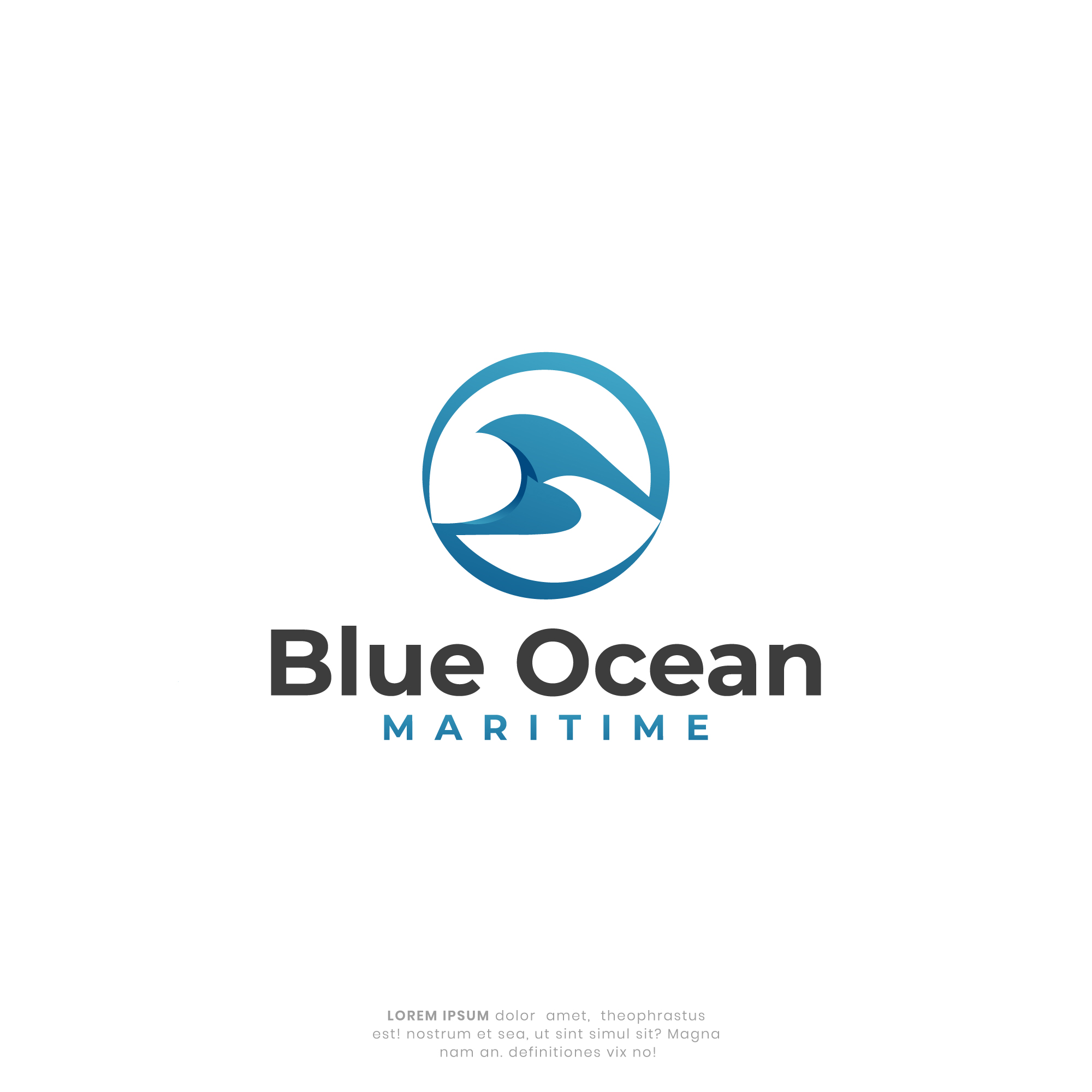 Logo Design by minimalab26 for Blue Ocean Maritime Consulting Ltd | Design #36944099