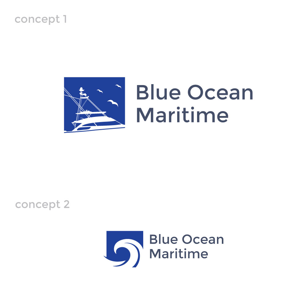 Logo Design by @Dh24 for Blue Ocean Maritime Consulting Ltd | Design #36972042
