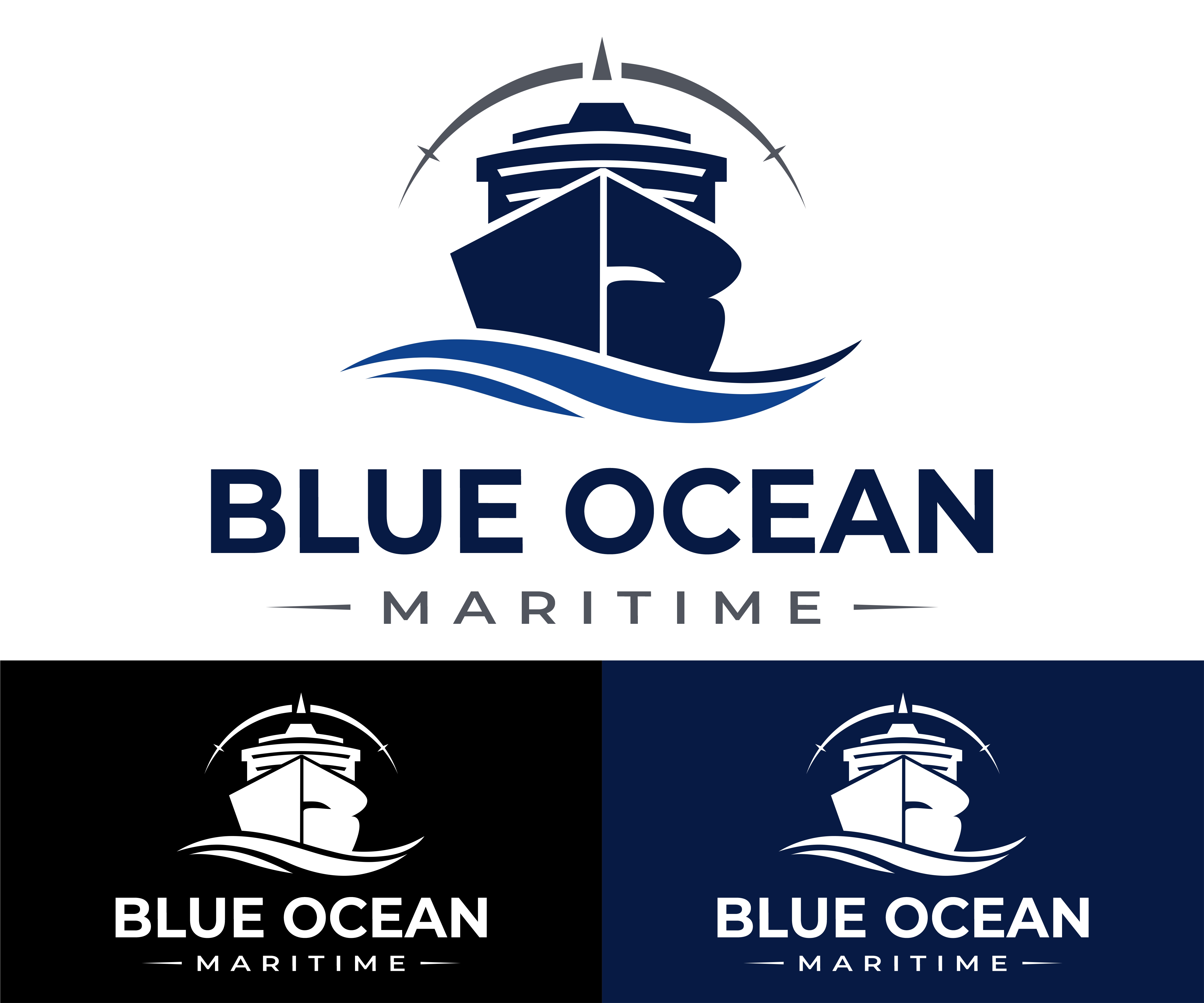 Logo Design by itadori yanto for Blue Ocean Maritime Consulting Ltd | Design #36942865