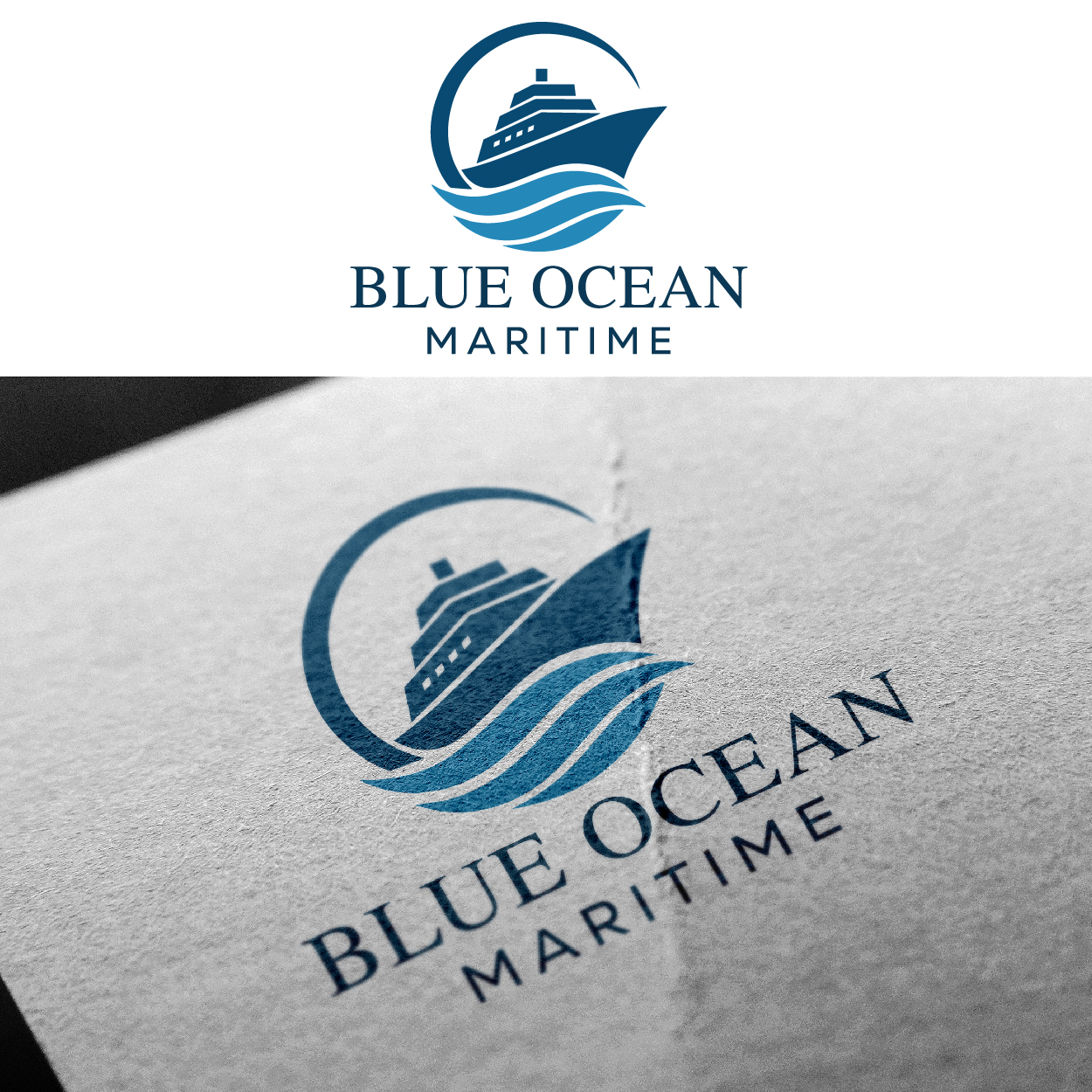 Logo Design by ahmeddesigner123 for Blue Ocean Maritime Consulting Ltd | Design #36944453