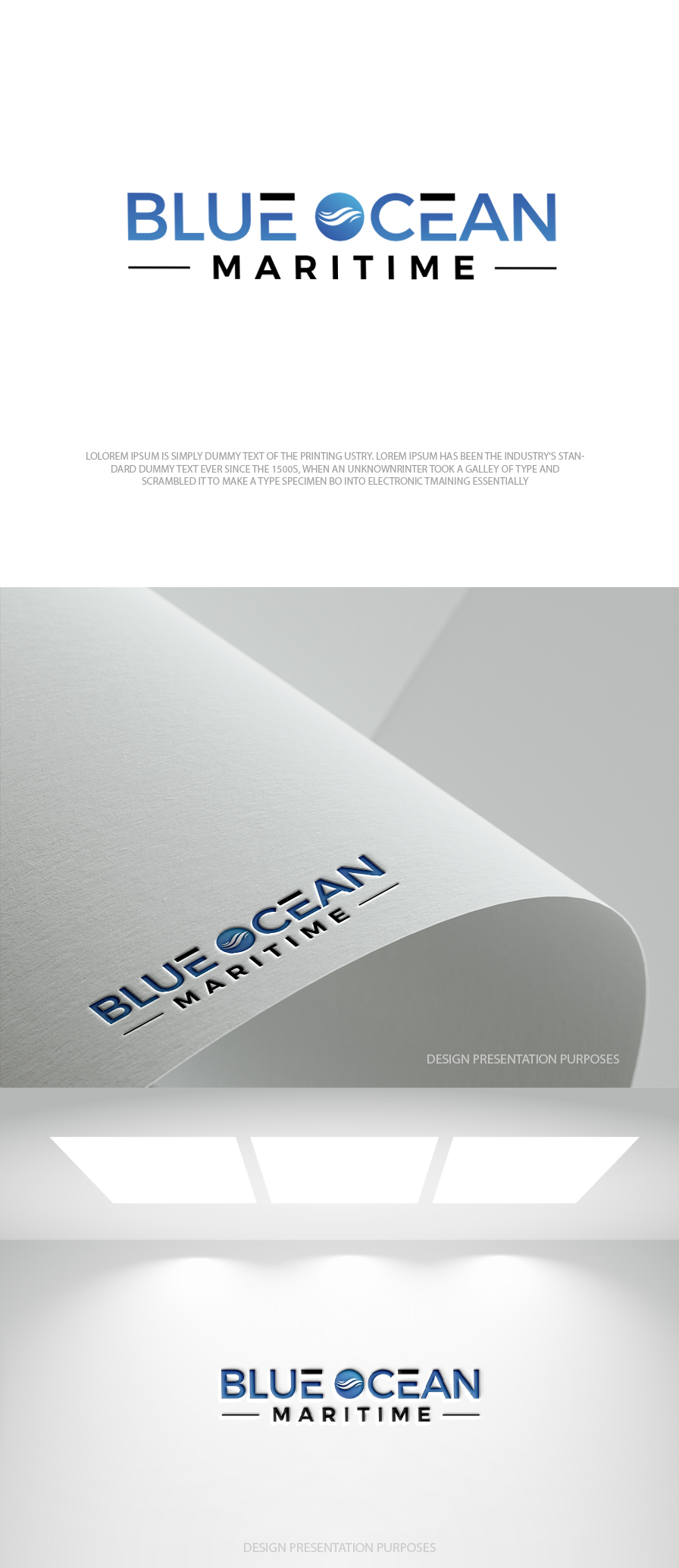 Logo Design by zebronicgraphic for Blue Ocean Maritime Consulting Ltd | Design #36945206