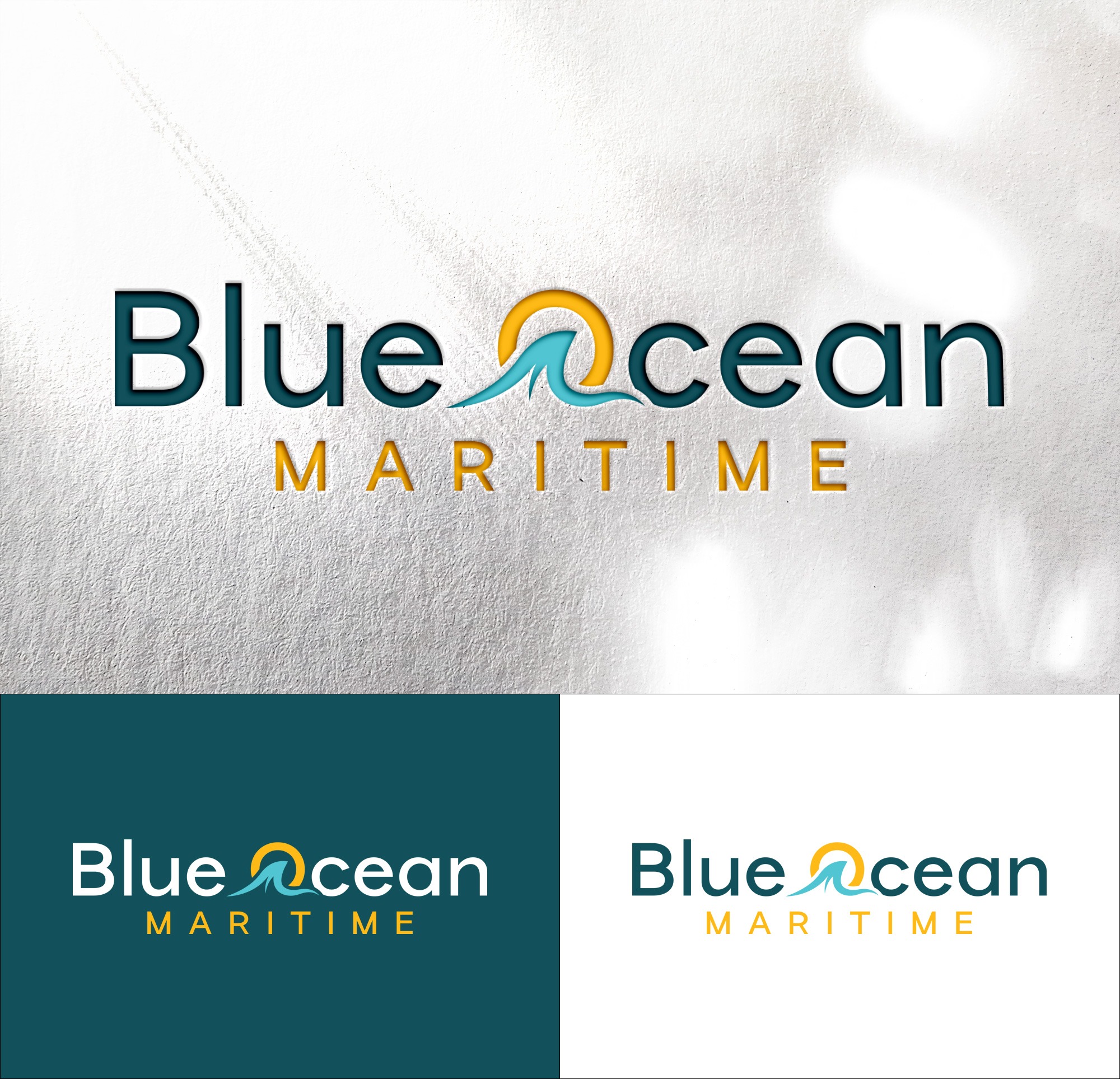 Logo Design by Impressive Designs for Blue Ocean Maritime Consulting Ltd | Design #36944037