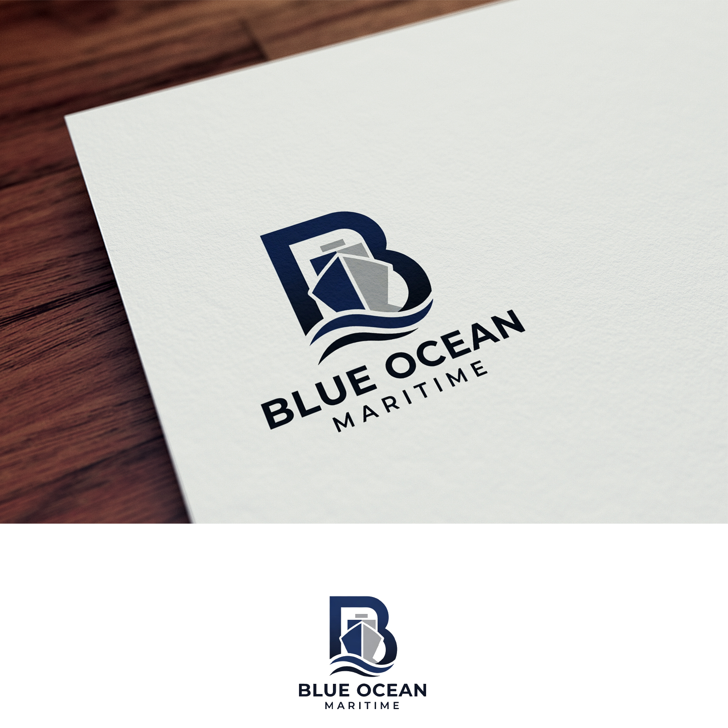 Logo Design by DC2502 for Blue Ocean Maritime Consulting Ltd | Design #36950098