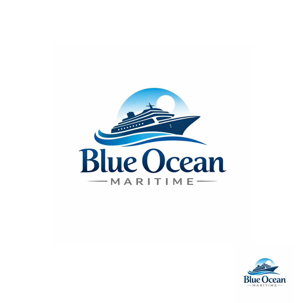Design de Logo par Ushan Thilakasiri pour Blue Ocean Maritime Consulting Ltd | Design #36947655