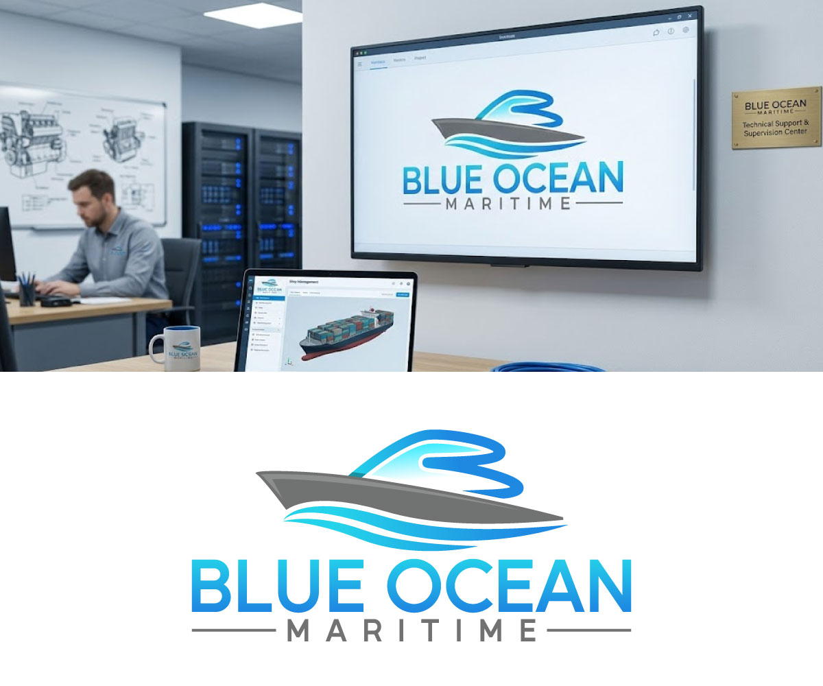 Logo Design by Ansh Design for Blue Ocean Maritime Consulting Ltd | Design #36944381
