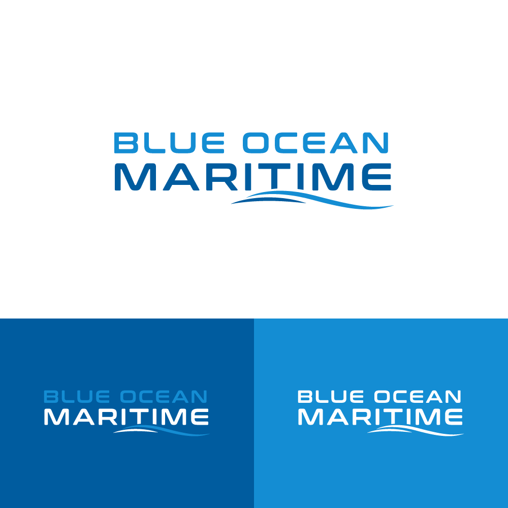 Logo Design by AlphabetZero.com for Blue Ocean Maritime Consulting Ltd | Design #36947607