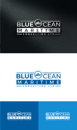 Logo Design by AlphabetZero.com for Blue Ocean Maritime Consulting Ltd | Design: #36947608