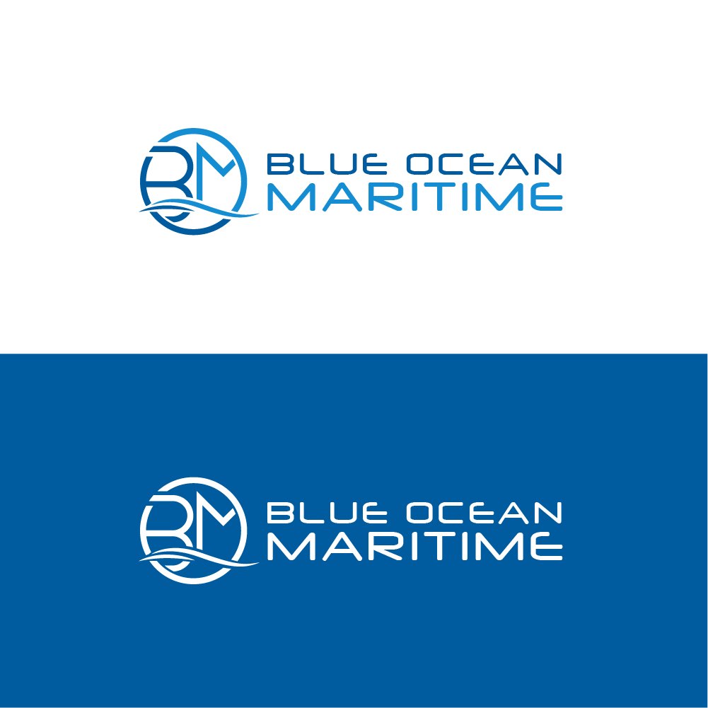 Logo Design by AlphabetZero.com for Blue Ocean Maritime Consulting Ltd | Design #36947641
