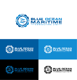 Logo Design by AlphabetZero.com for Blue Ocean Maritime Consulting Ltd | Design: #36948998