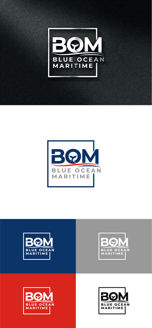 Logo Design by AlphabetZero.com for Blue Ocean Maritime Consulting Ltd | Design: #36949042