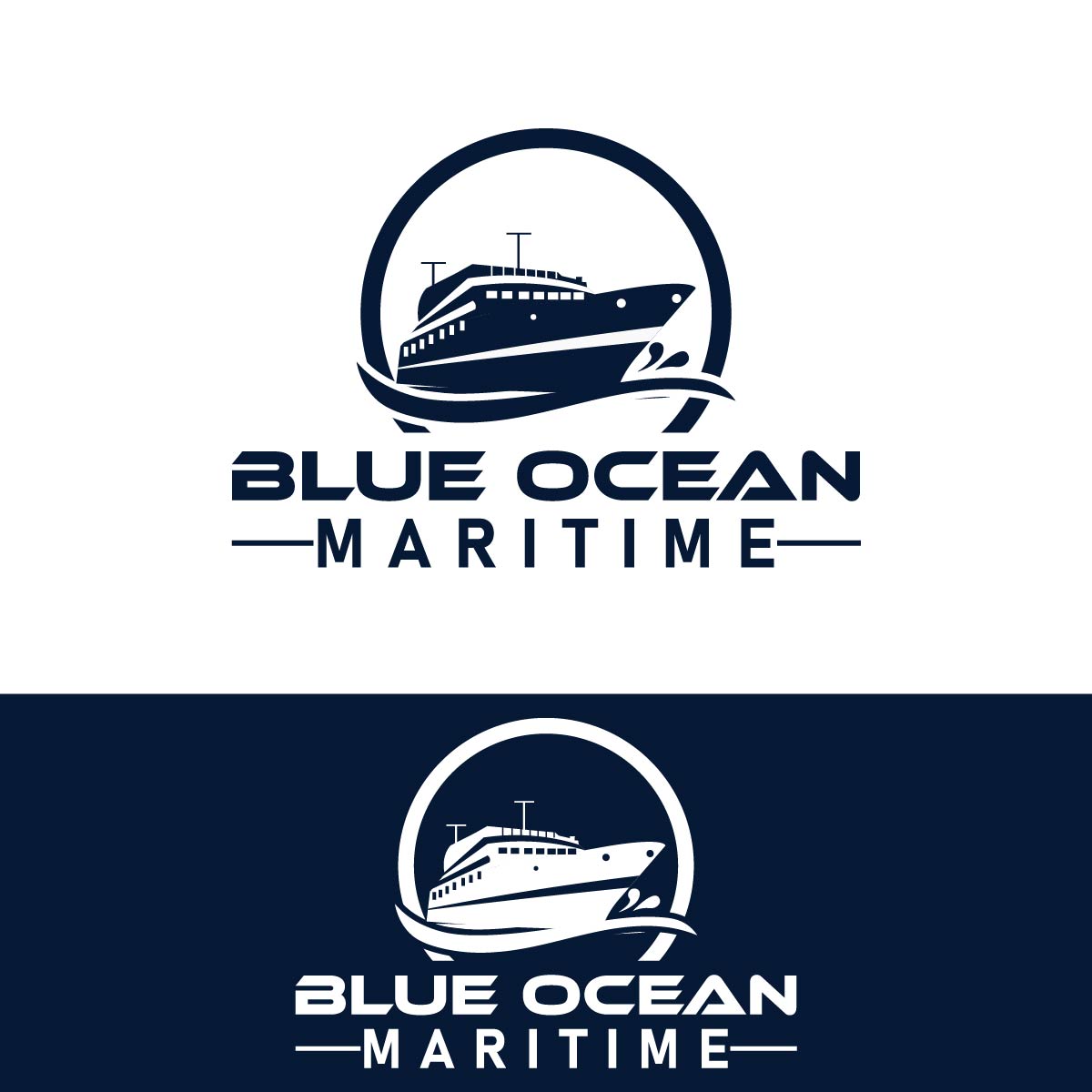 Logo Design by KajalRekha for Blue Ocean Maritime Consulting Ltd | Design #36944316