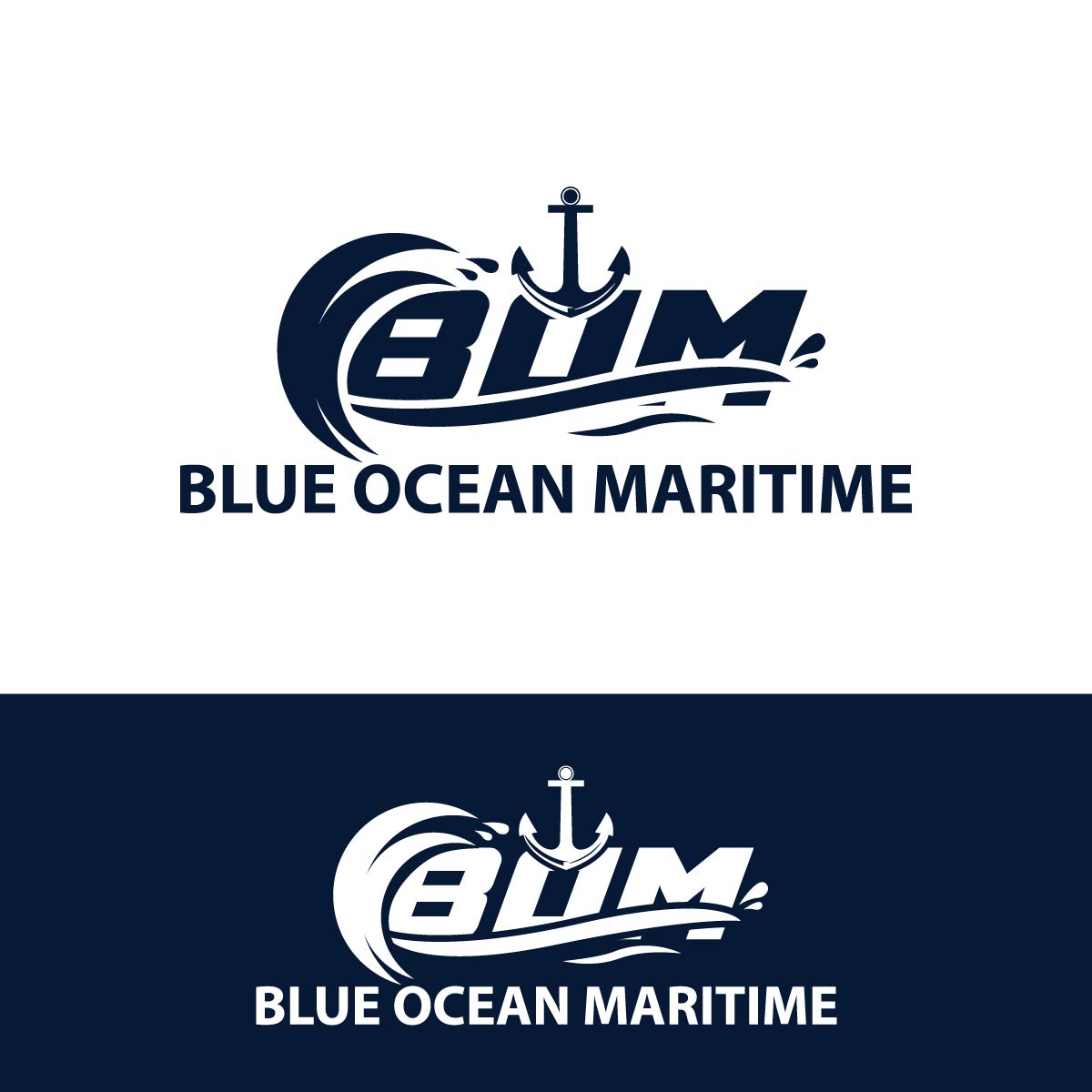 Logo Design by KajalRekha for Blue Ocean Maritime Consulting Ltd | Design #36944323
