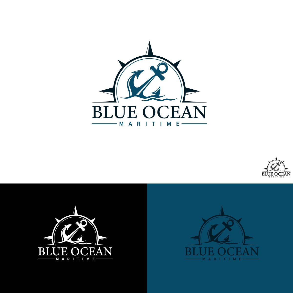 Logo Design by KajalRekha for Blue Ocean Maritime Consulting Ltd | Design #36944328