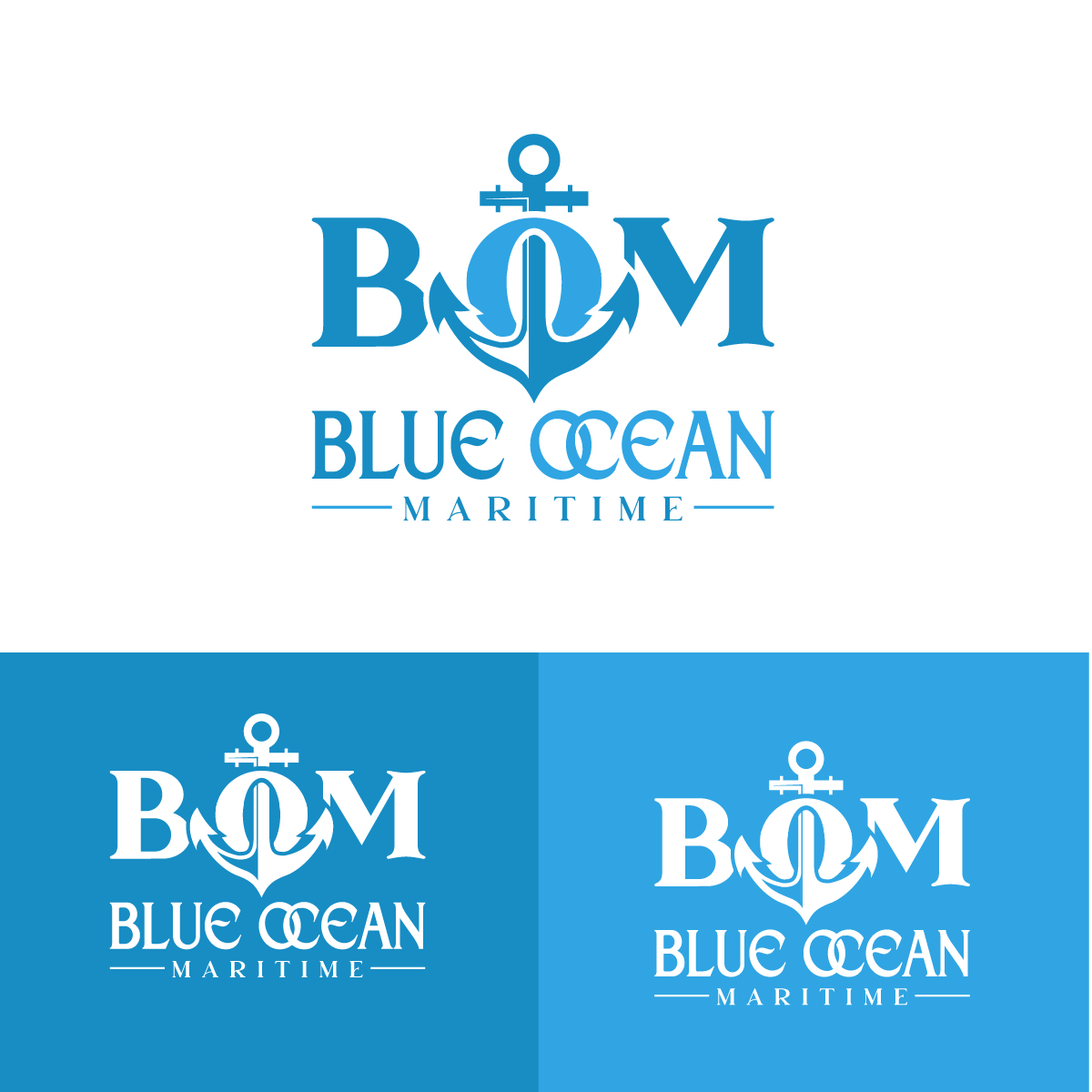 Logo Design by KajalRekha for Blue Ocean Maritime Consulting Ltd | Design #36944329