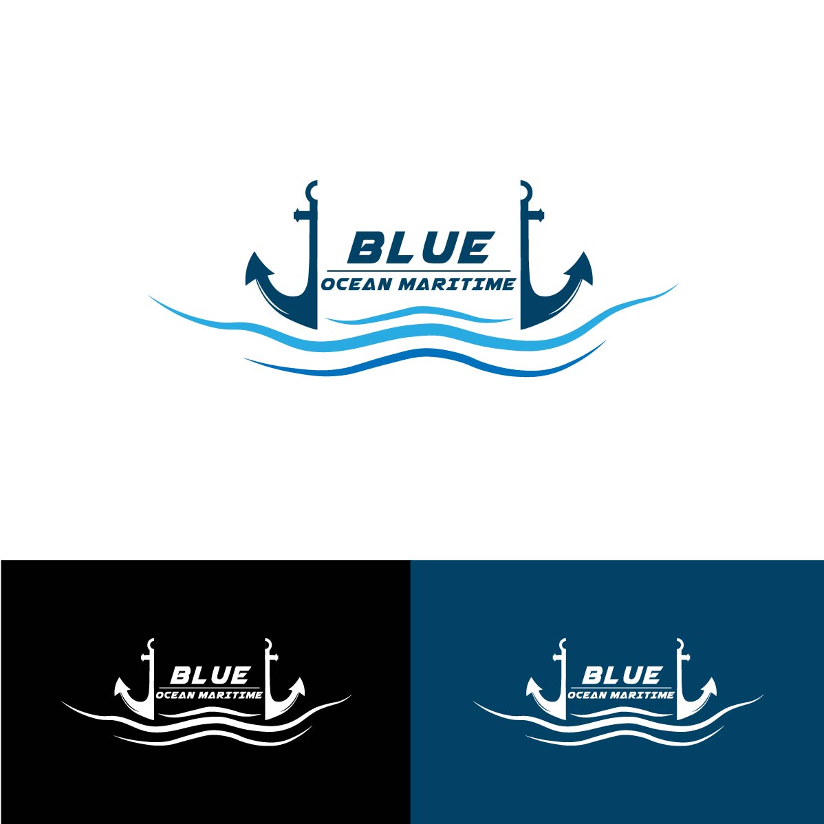 Logo Design by KajalRekha for Blue Ocean Maritime Consulting Ltd | Design #36944332