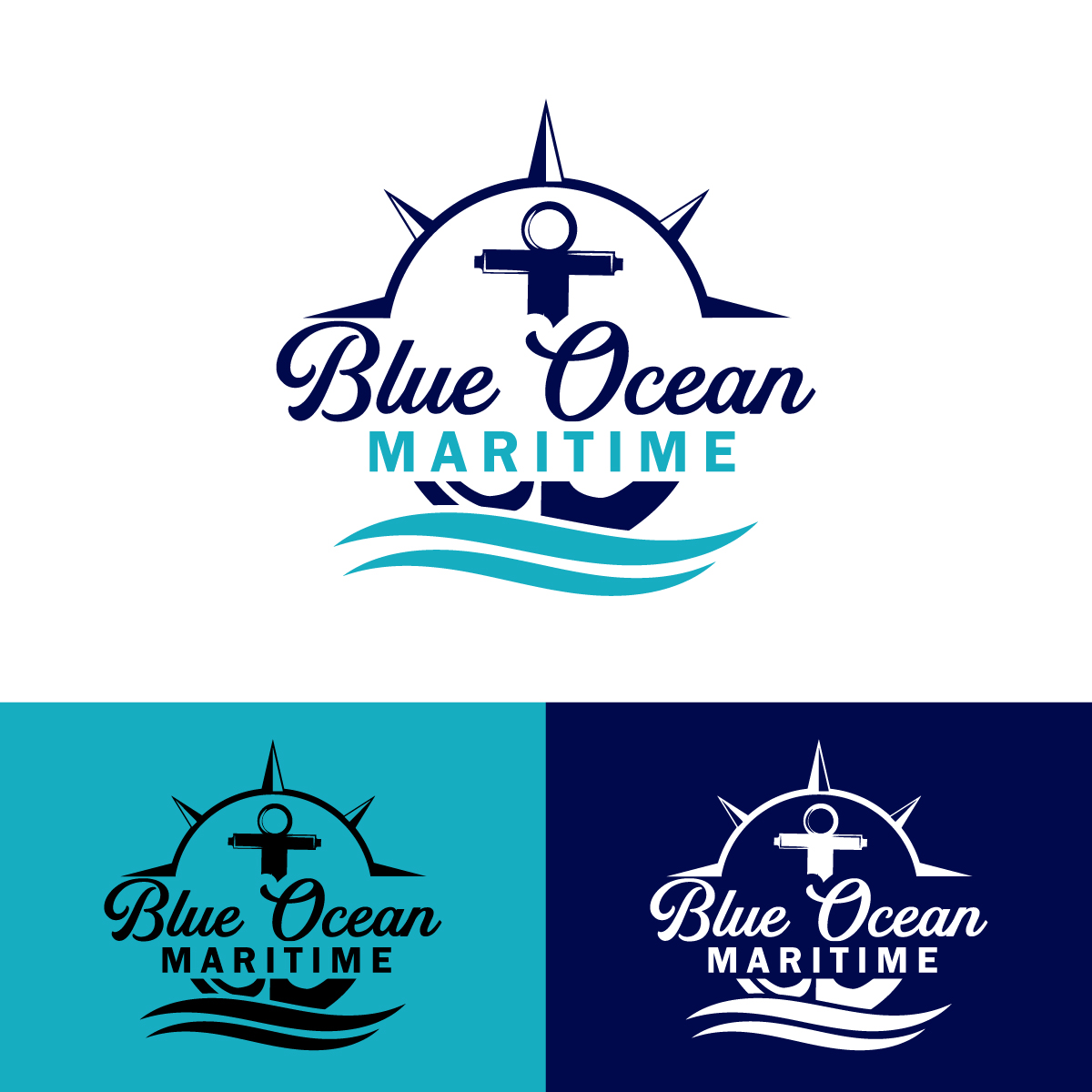 Logo Design by KajalRekha for Blue Ocean Maritime Consulting Ltd | Design #36944336