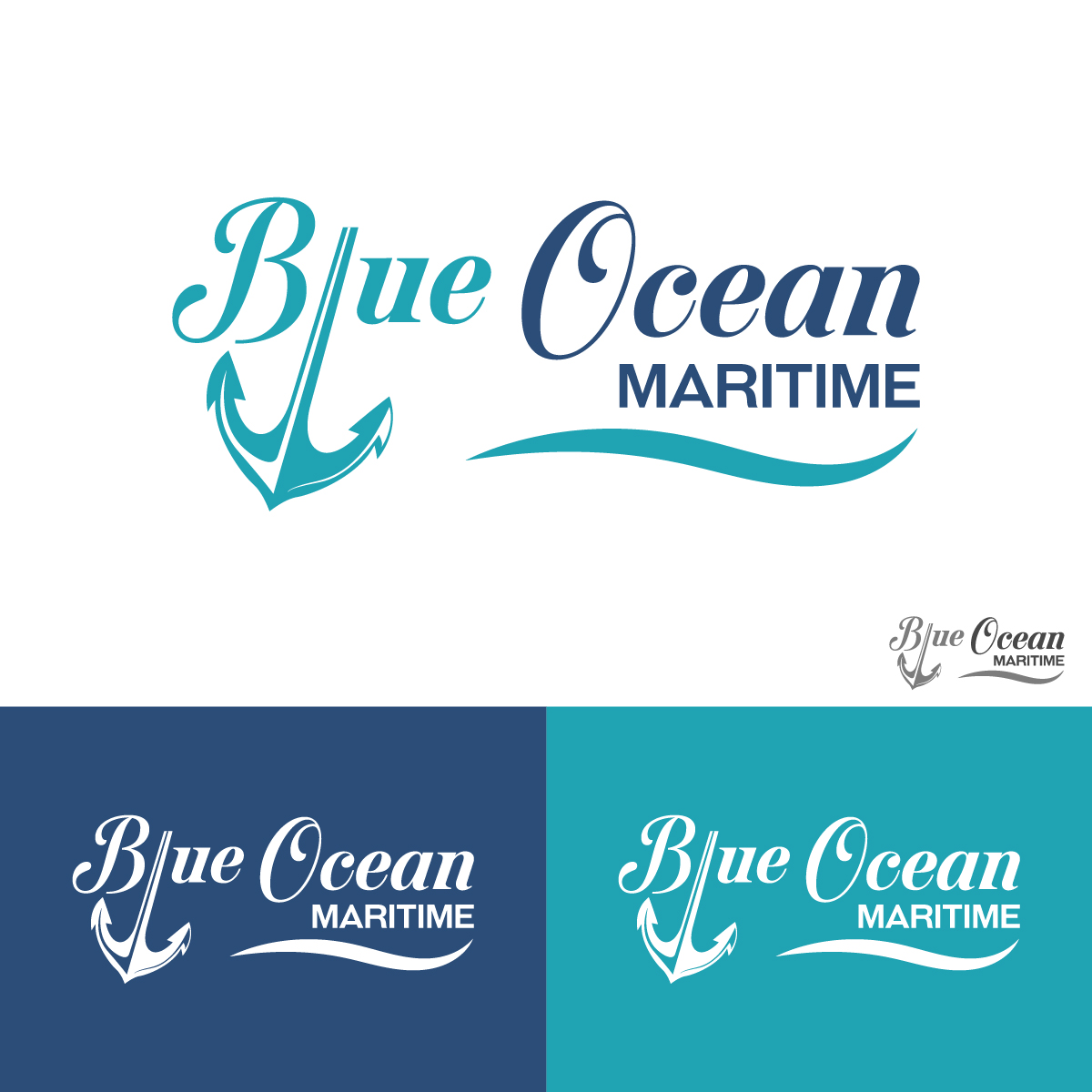 Logo Design by KajalRekha for Blue Ocean Maritime Consulting Ltd | Design #36944337