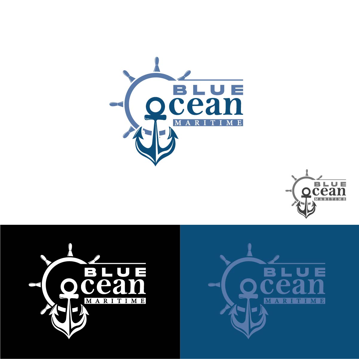 Logo Design by KajalRekha for Blue Ocean Maritime Consulting Ltd | Design #36944338
