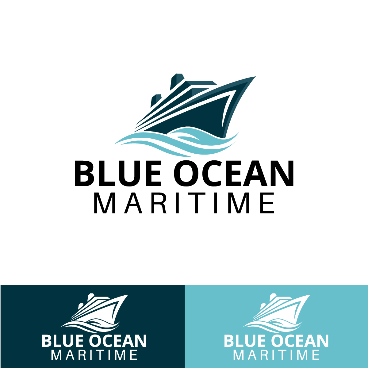 Logo Design by KajalRekha for Blue Ocean Maritime Consulting Ltd | Design #36953639