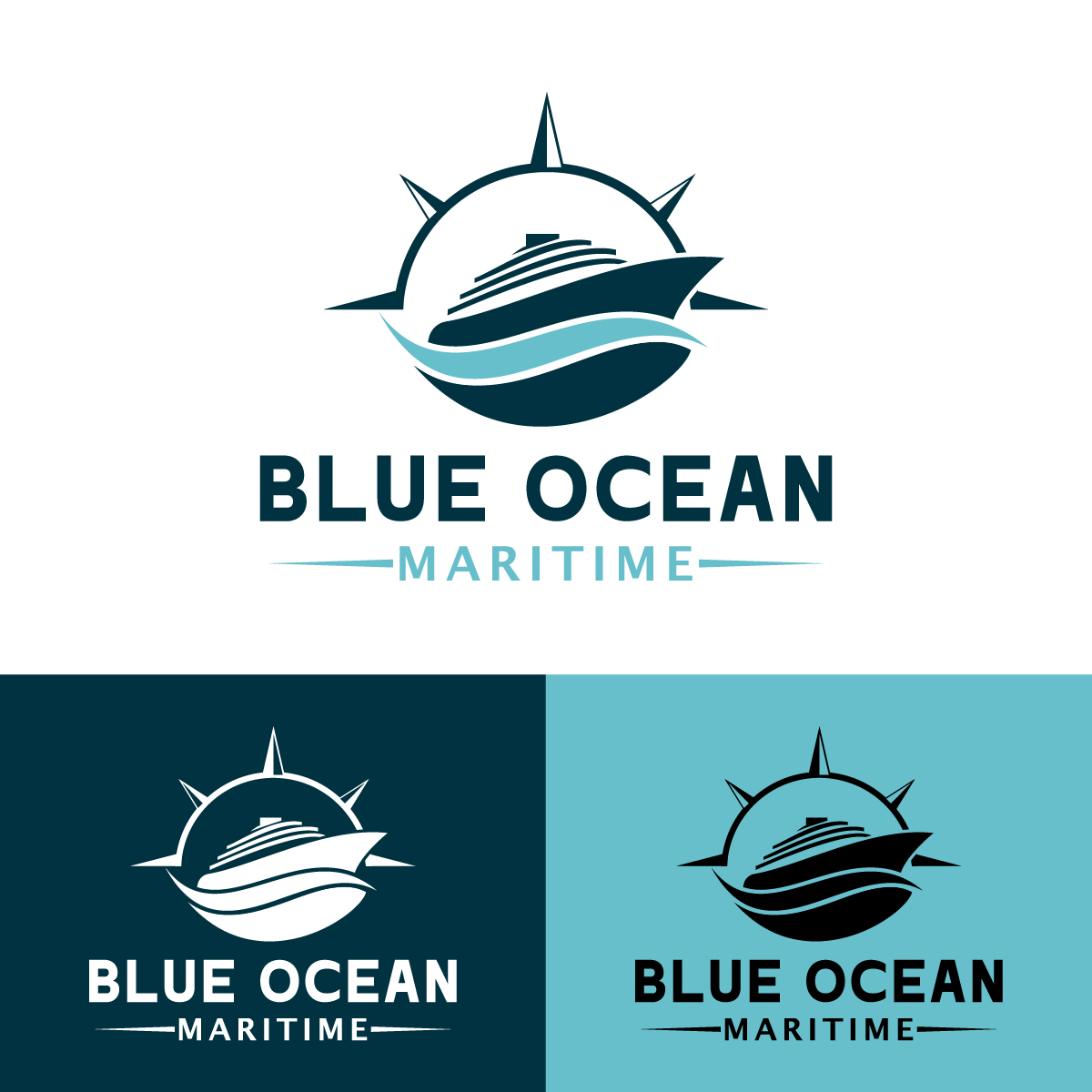 Logo Design by KajalRekha for Blue Ocean Maritime Consulting Ltd | Design #36953642