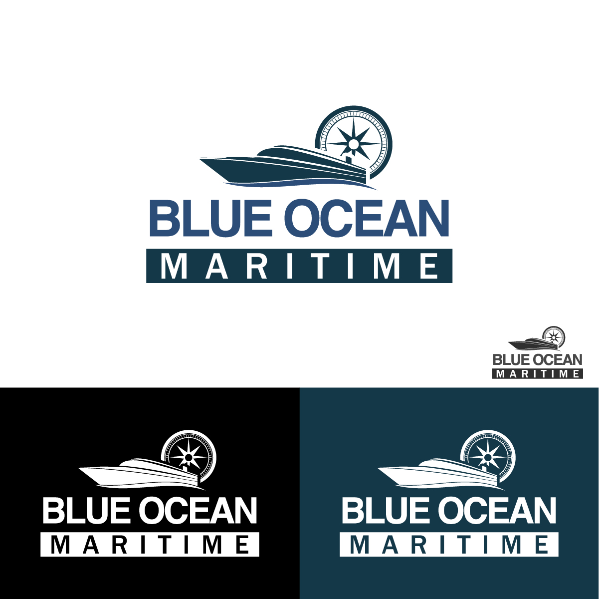 Logo Design by KajalRekha for Blue Ocean Maritime Consulting Ltd | Design #36953645
