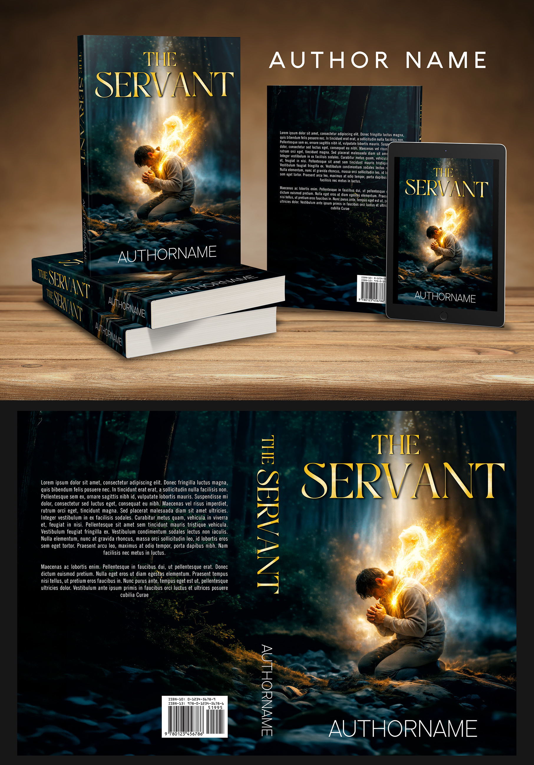 Book Cover Design by negrorichi for El Siervo | Design #36959137