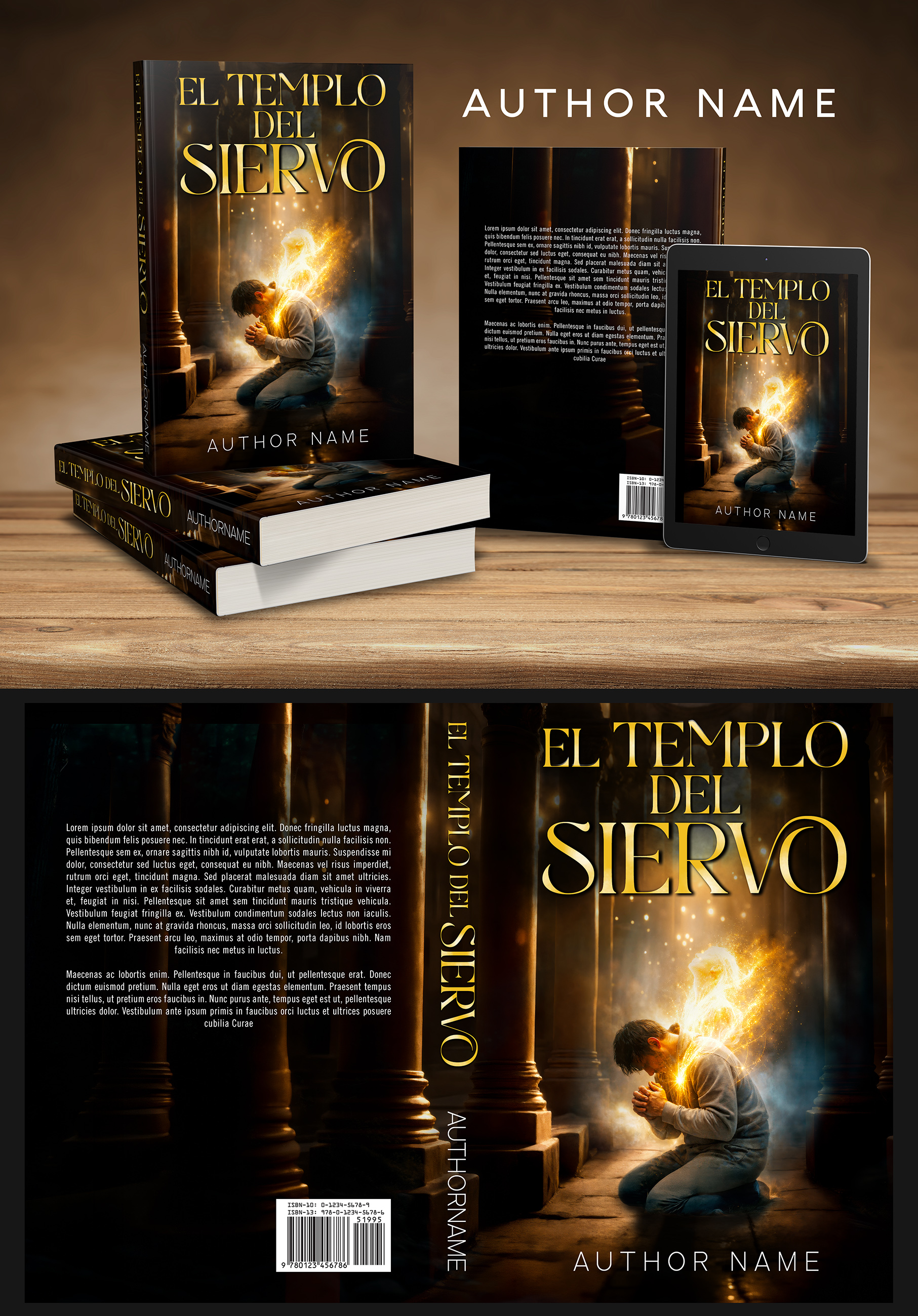 Book Cover Design by negrorichi for El Siervo | Design #36965922