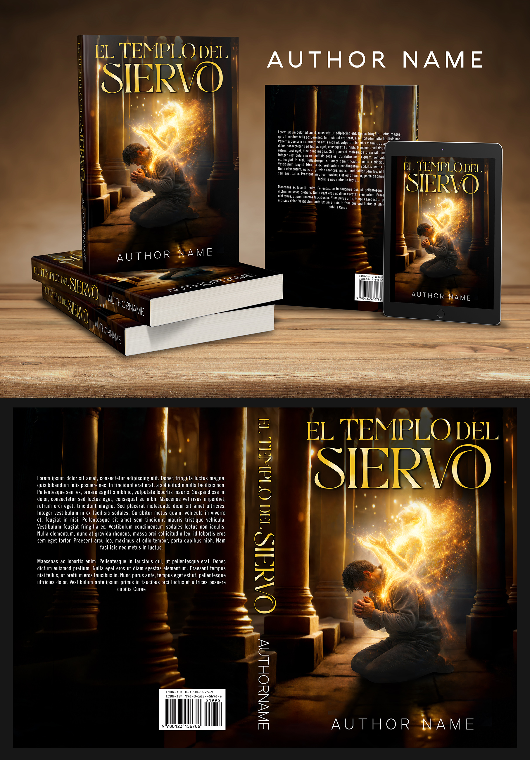 Book Cover Design by negrorichi for El Siervo | Design #36971596