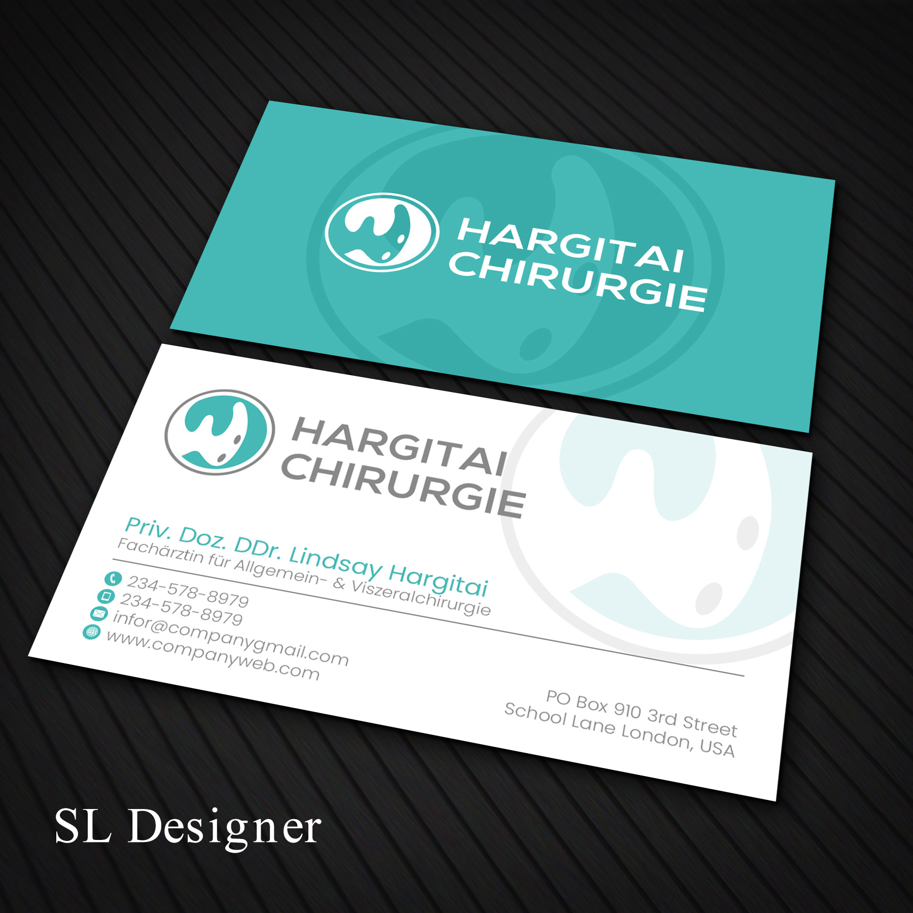 Visitenkarten-Design von SL Designer für dieses Projekt | Design #36940899