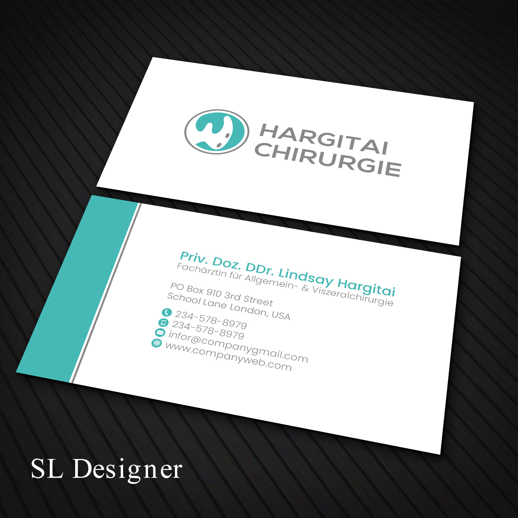 Business Card Design by SL Designer for this project | Design #36940973