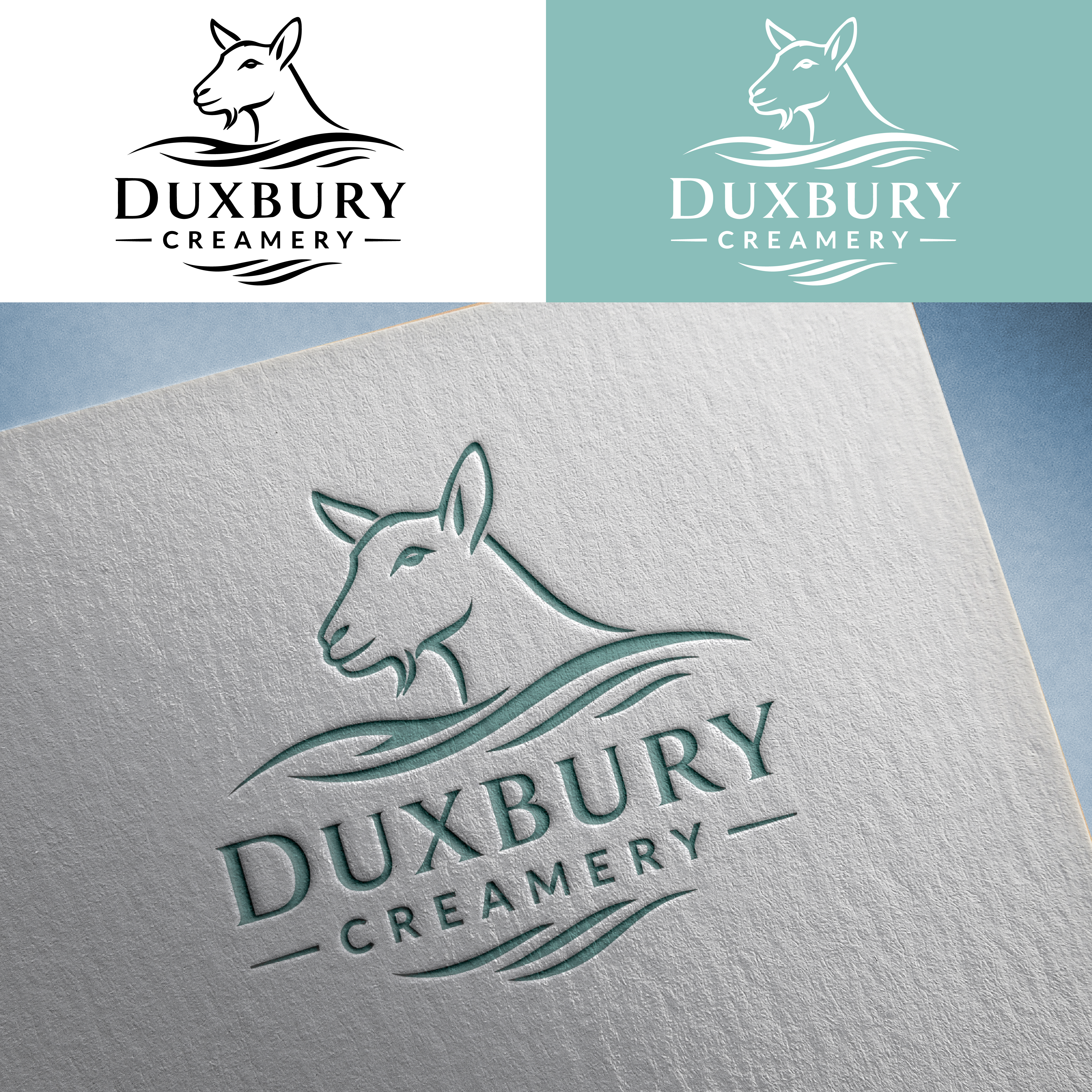 Logo Design by Shariqology for Duxbury Creamery LLC | Design #36941350