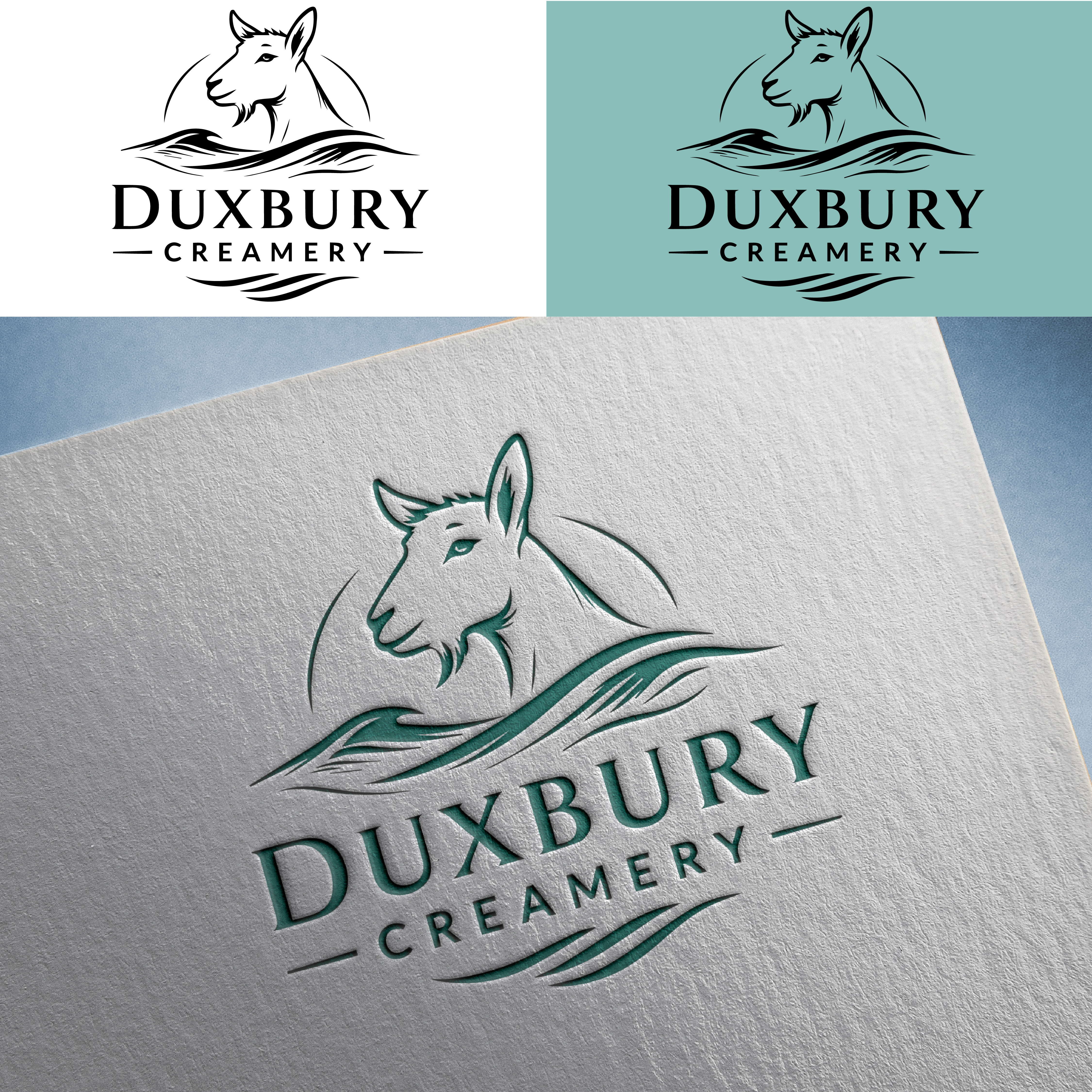 Logo Design by Shariqology for Duxbury Creamery LLC | Design #36941351