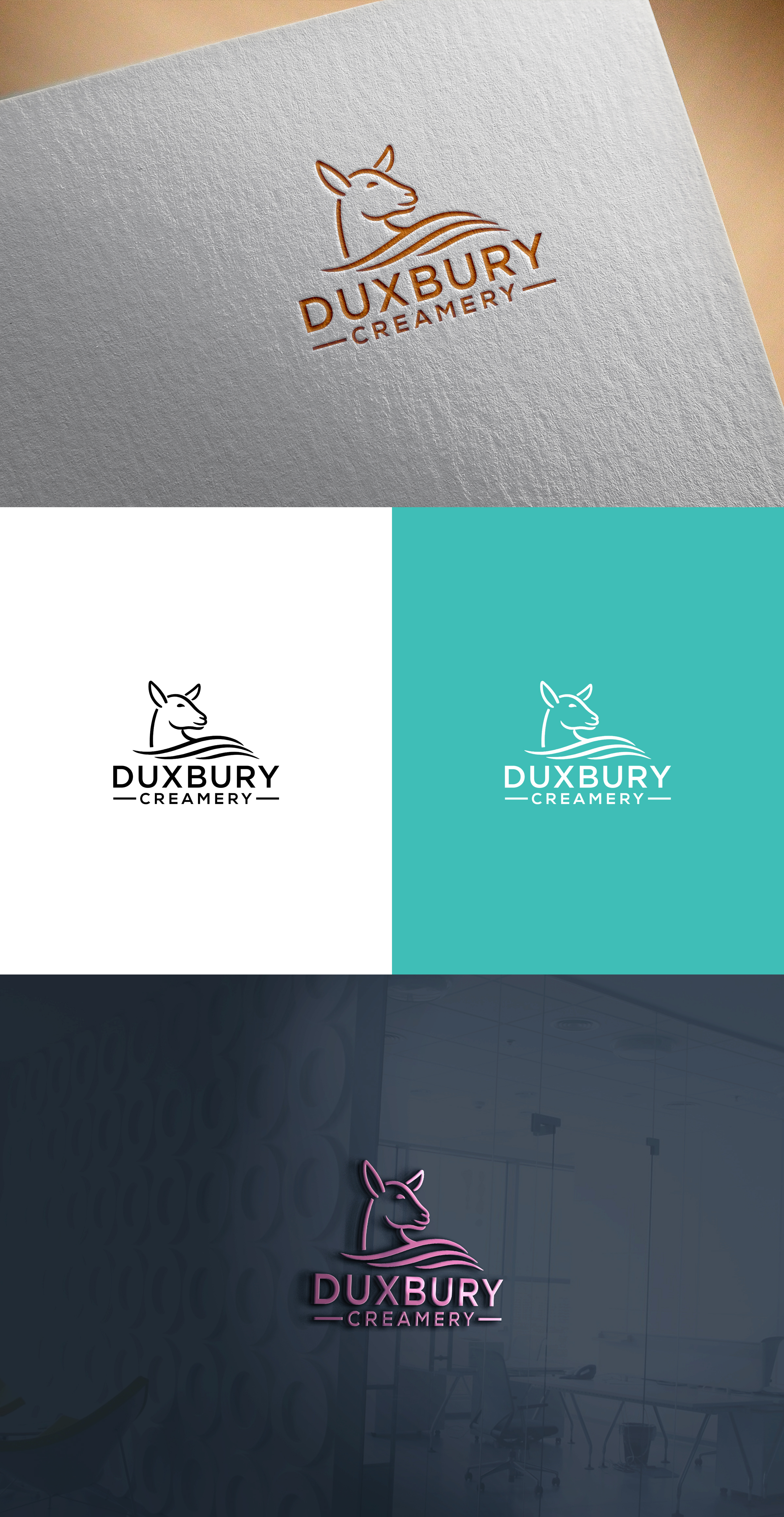 Logo Design by Rahmina for Duxbury Creamery LLC | Design #36942071