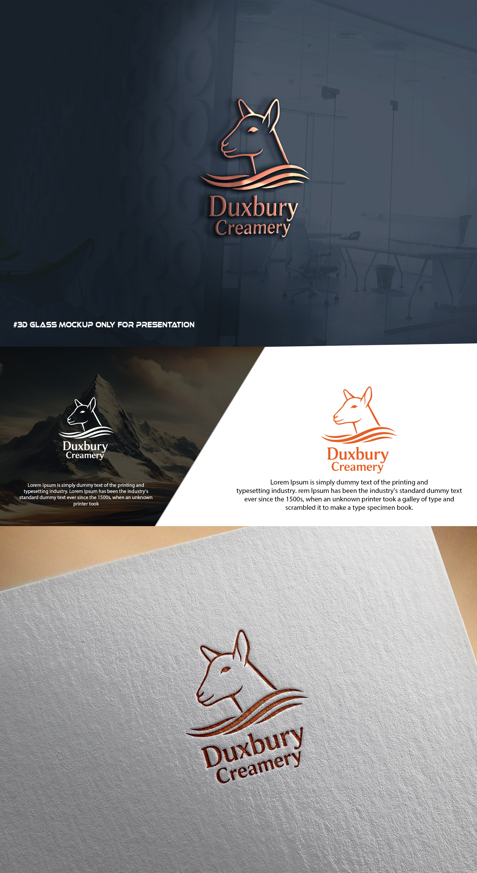 Logo Design by ForgeDesign for Duxbury Creamery LLC | Design #36945945