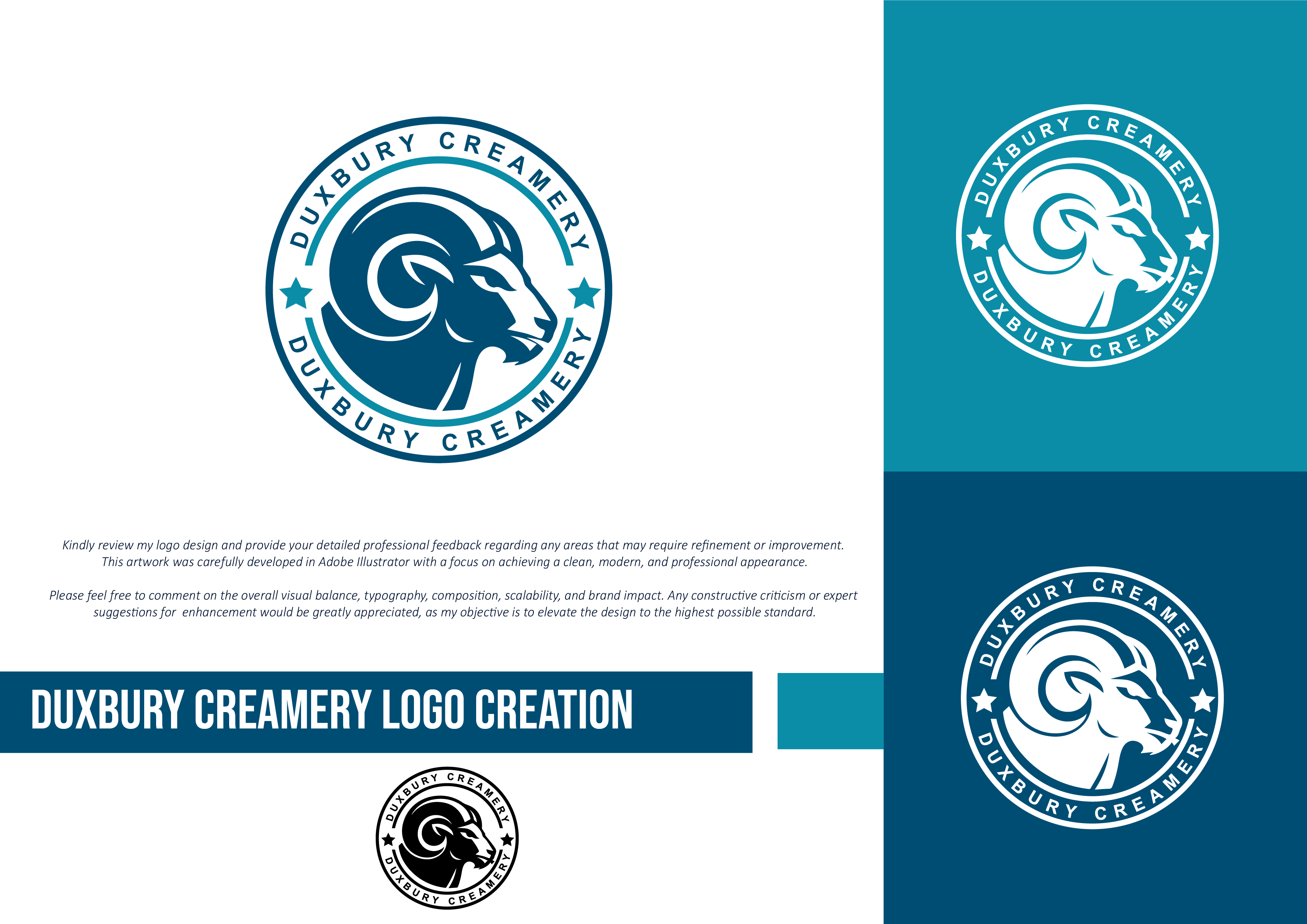 Design de Logo par #Mona pour Duxbury Creamery LLC | Design #36946674
