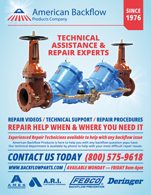 Flyer Design by MarkoE for American Backflow Products Company | Design #36963385