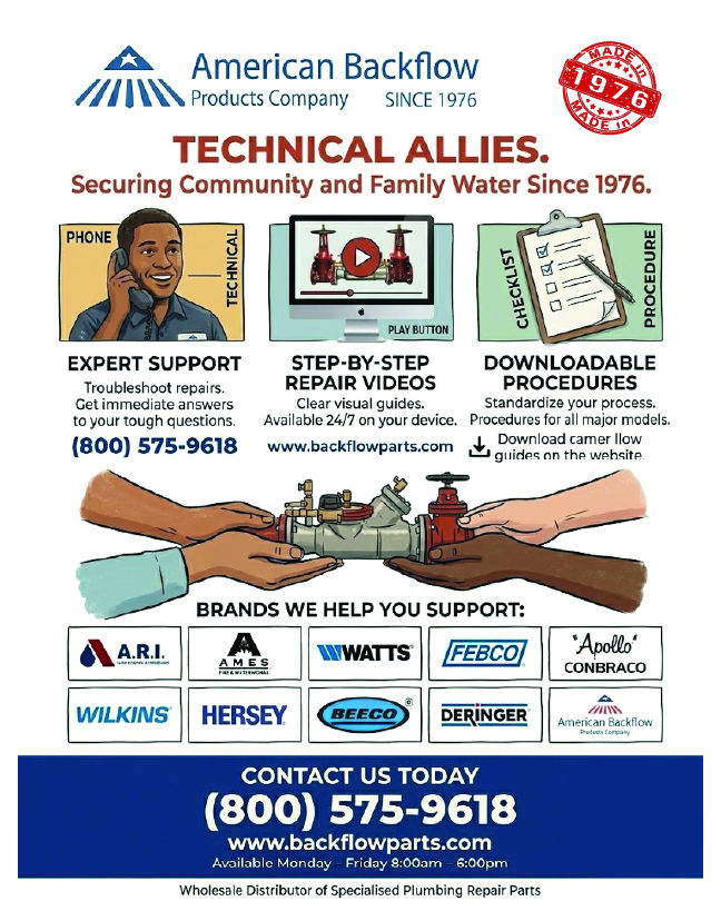 Flyer Design by XZX1 for American Backflow Products Company | Design #36972656