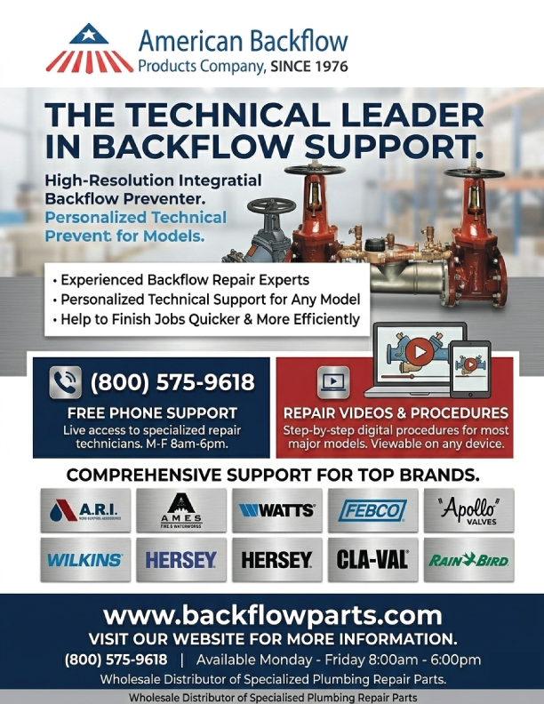 Flyer Design by XZX1 for American Backflow Products Company | Design #36972694