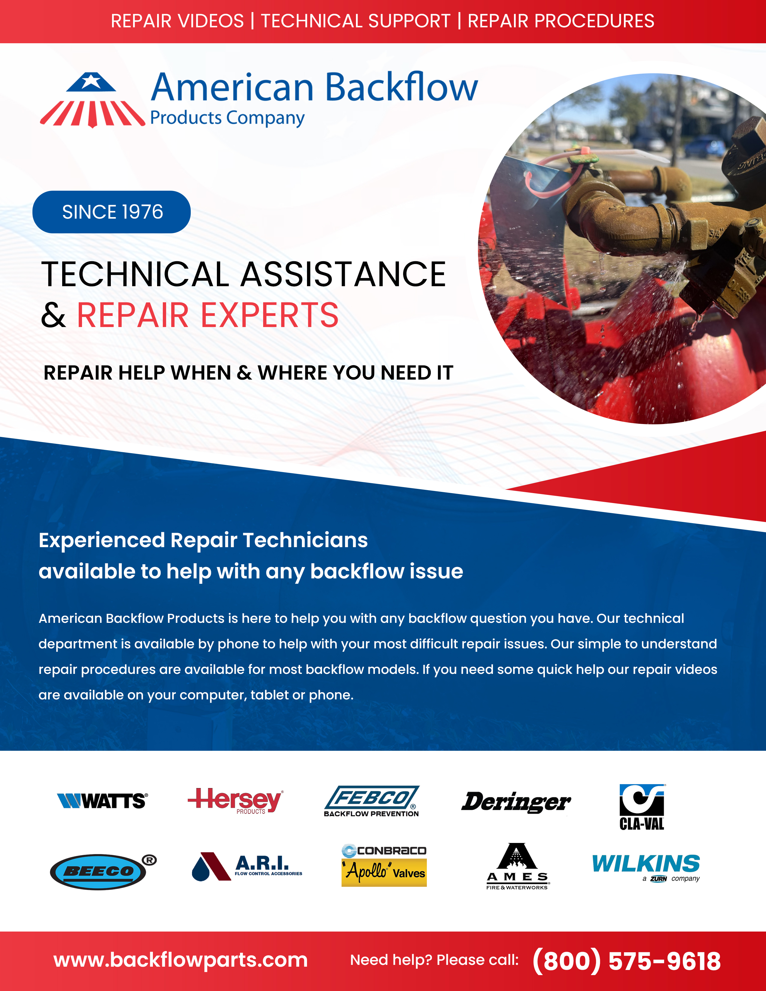 Flyer Design by Sj    Designs for American Backflow Products Company | Design #36953990
