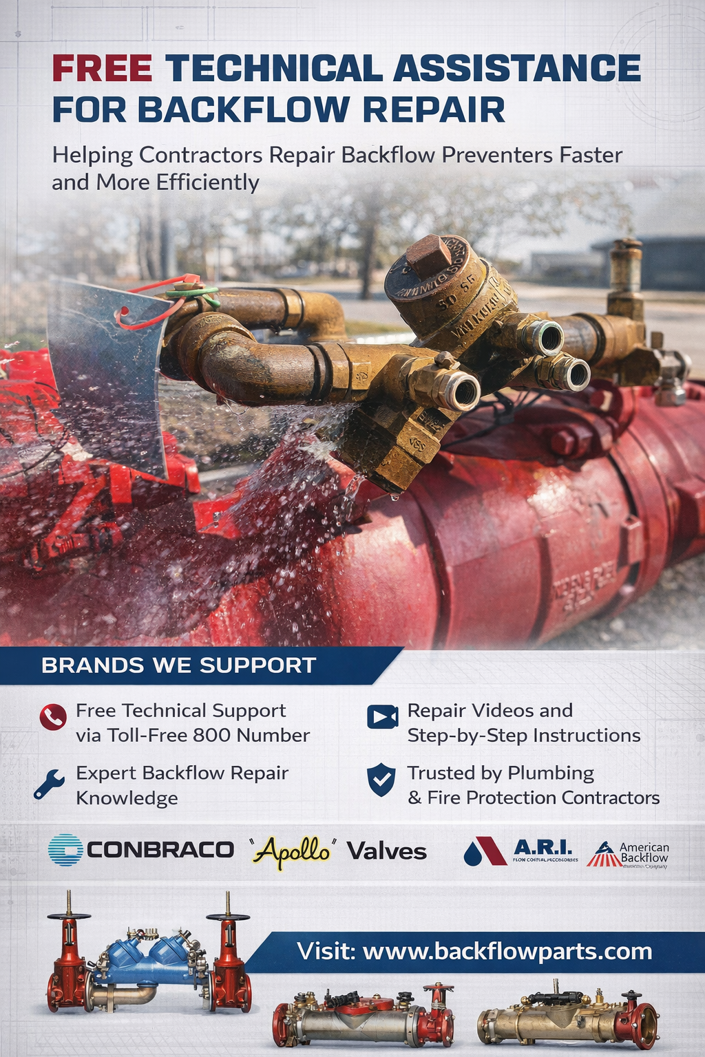 Flyer-Design von echosaputro für American Backflow Products Company | Design #36975742