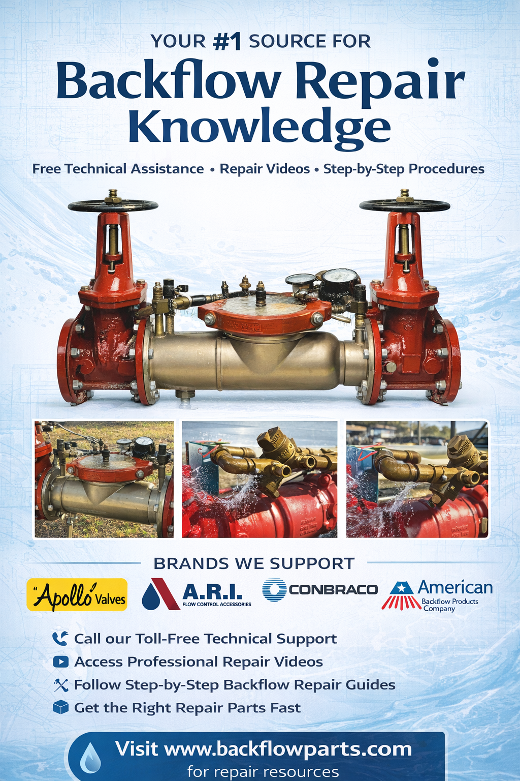 Flyer-Design von echosaputro für American Backflow Products Company | Design #36975776